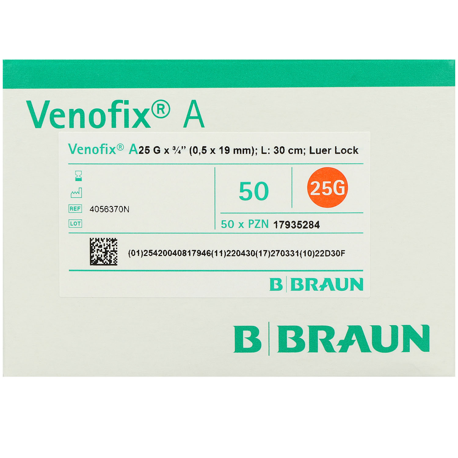 Venofix A Punktionskanüle, Venenpunktionsbestecke