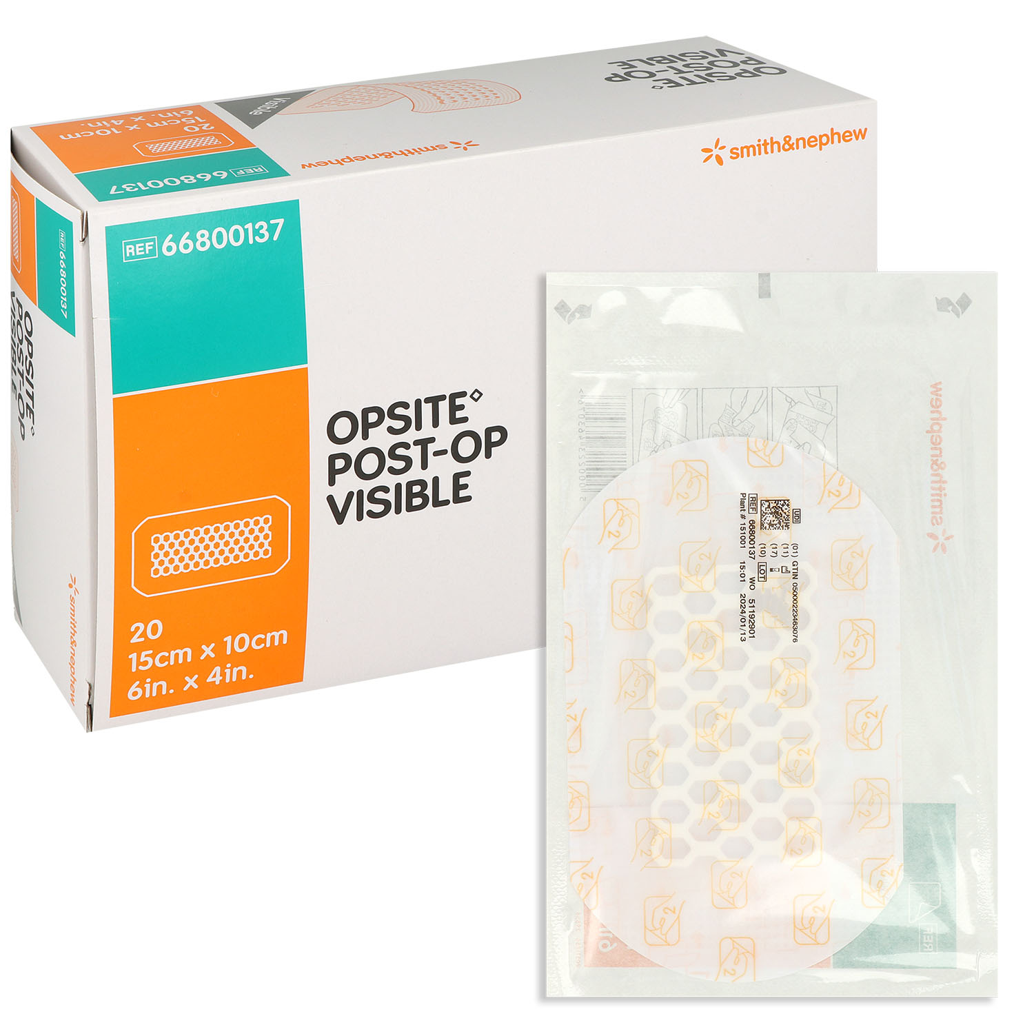 Opsite Post-OP Visible Folienverband, steril - 10 x 15 cm - 20 St.