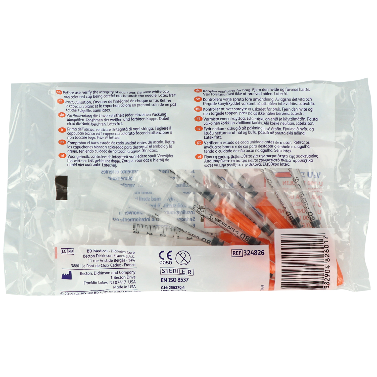 MICRO-FINE+ Demi Insulinspritze mit Kanüle