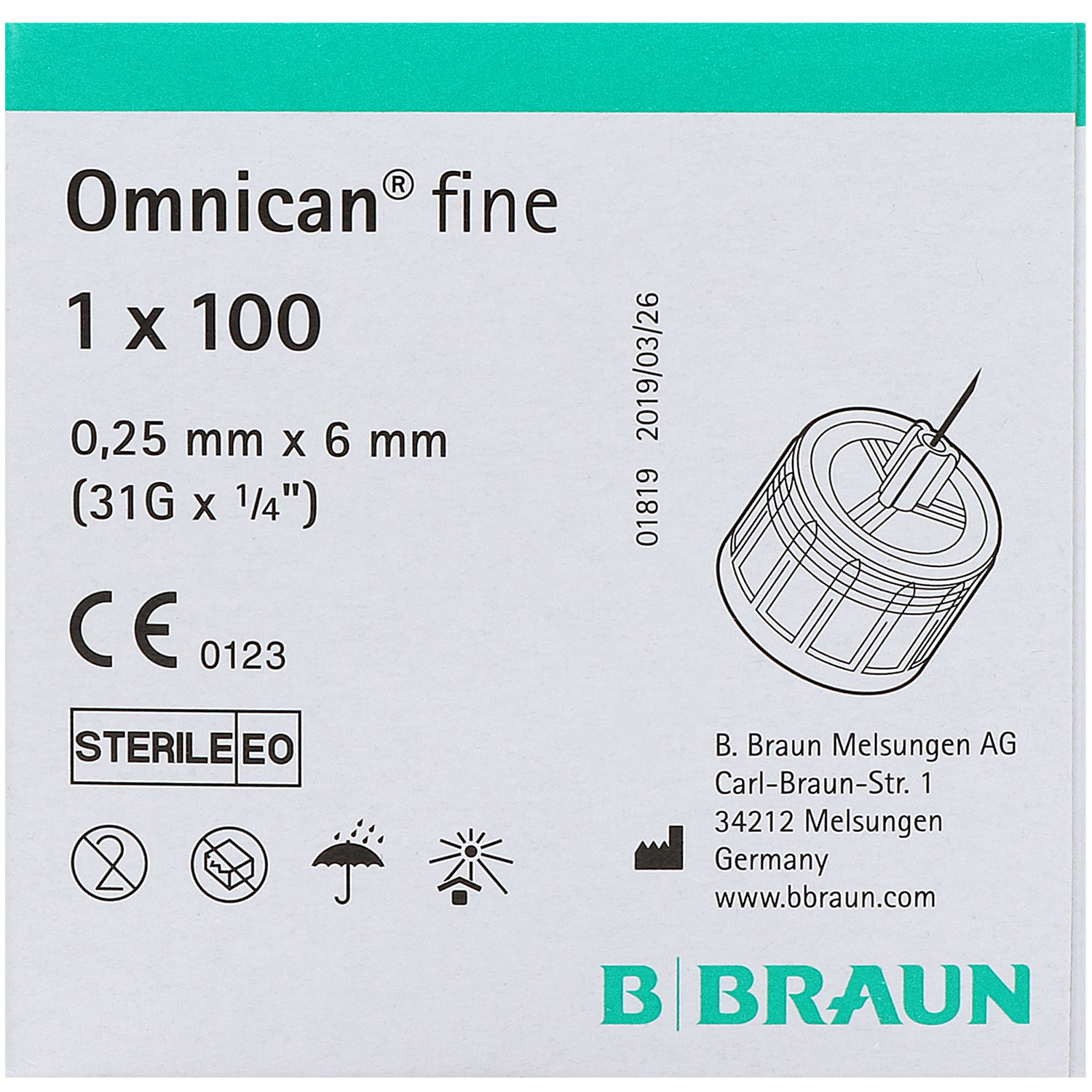 Omnican fine Pen Kanüle 29G 0,33x12mm 100 St bei kaufen Omnican fine Pen Kanüle 29G 0,33x12mm 100 St bei kaufen