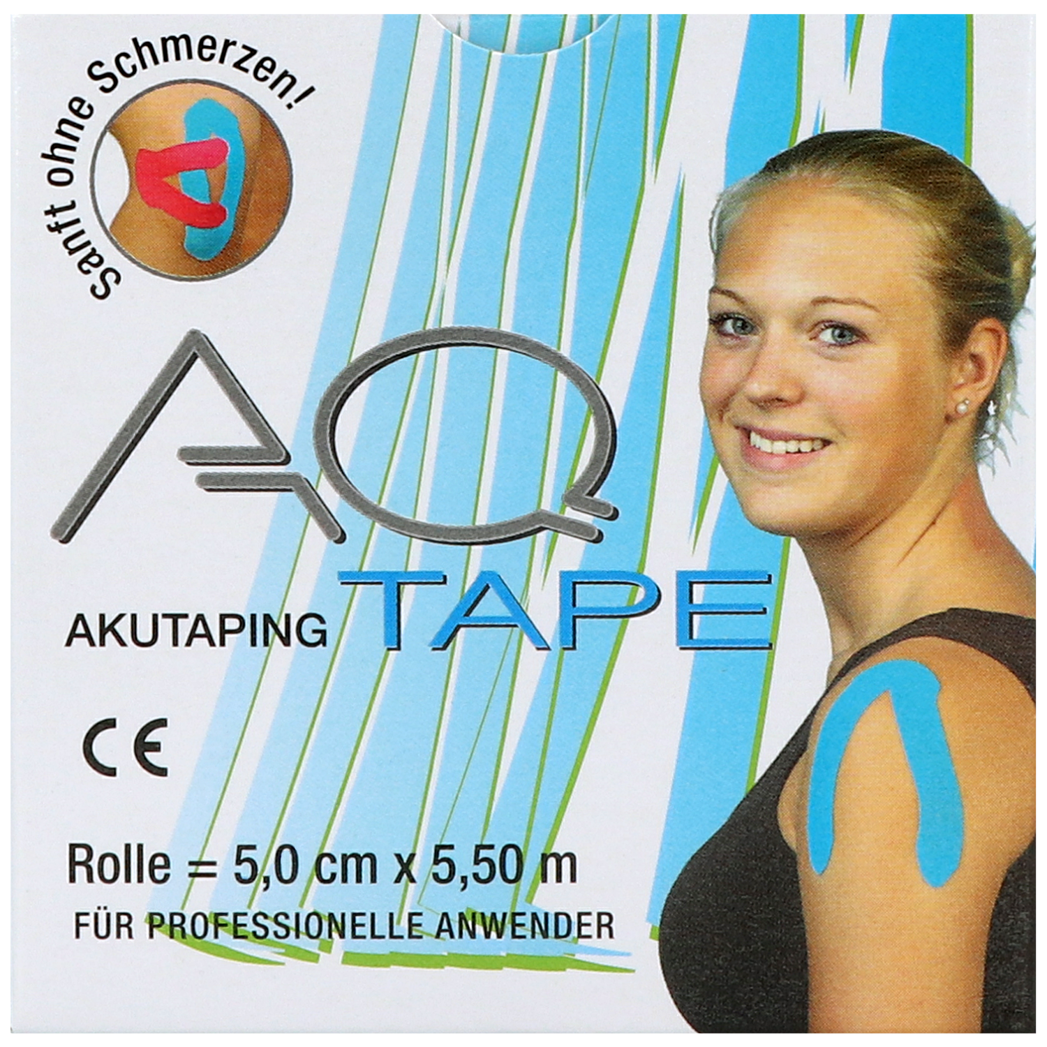 Diaprax AQ-Tape für kinesiologisches Taping - 1 Rolle