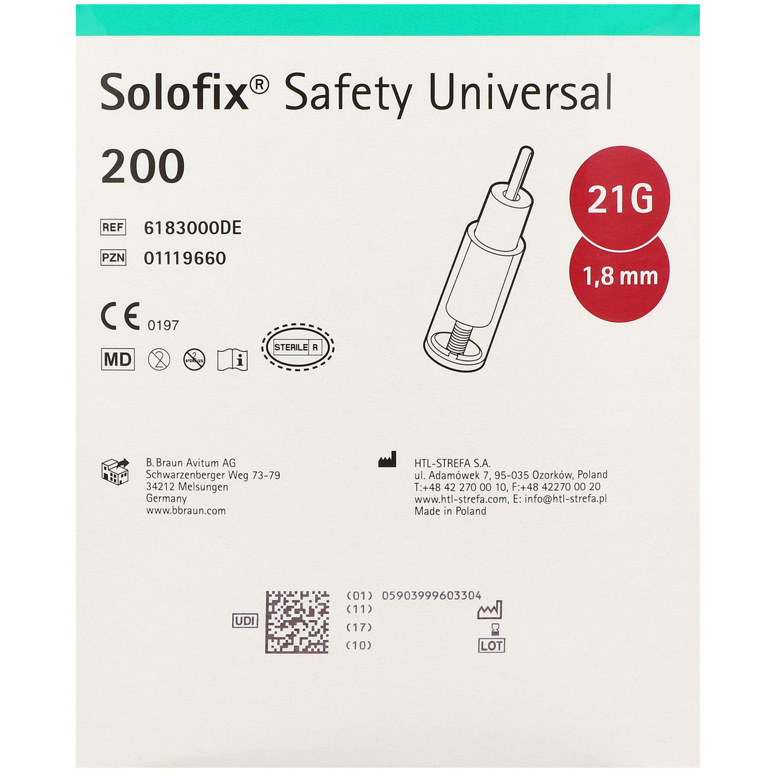 Solofix Safety - Sterile Einmal-Sicherheitslanzette Solofix Safety - Sterile Einmal-Sicherheitslanzette