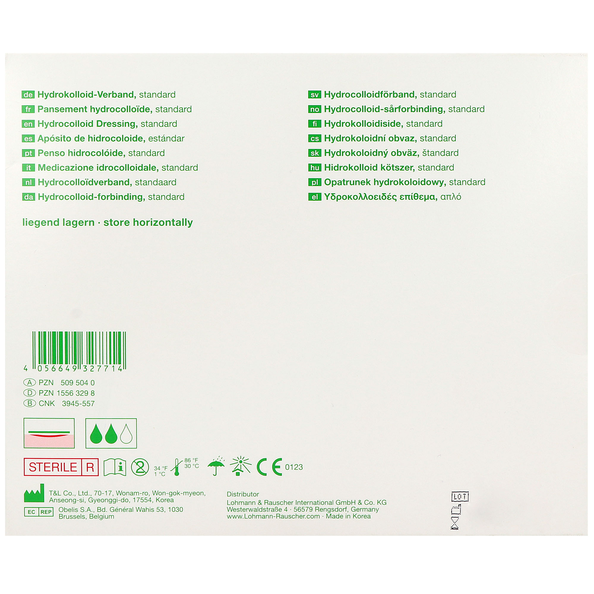 Suprasorb H Hydrokolloid-Verband Standard