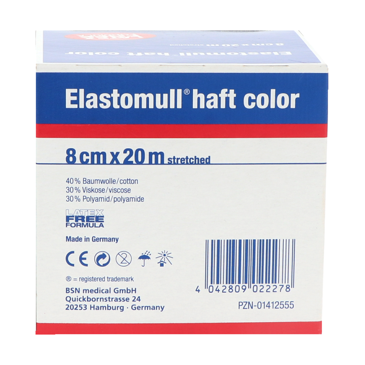Elastomull Haft Color farbige Fixierbinde