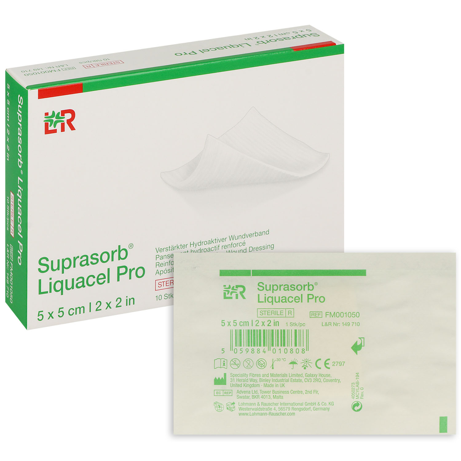 Suprasorb Liquacel Pro, hydroaktiver Wundverband, steril