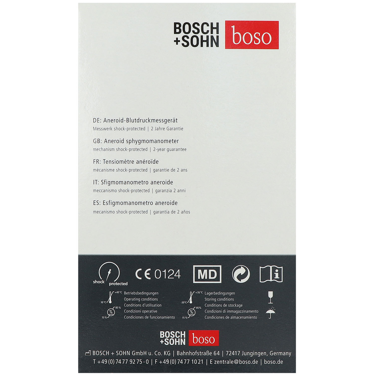 boso clinicus II, Ø 60 mm, schwarz