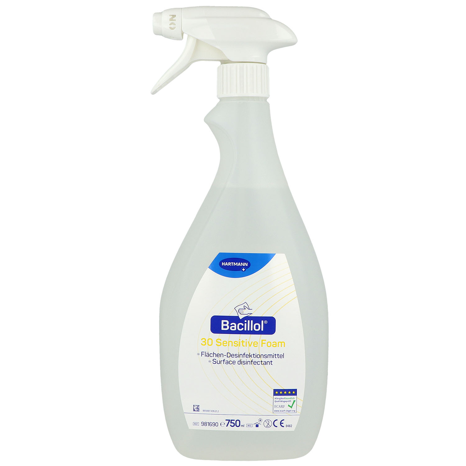 Bacillol 30 Sensitive Foam 750 ml inkl. Schaumsprühkopf