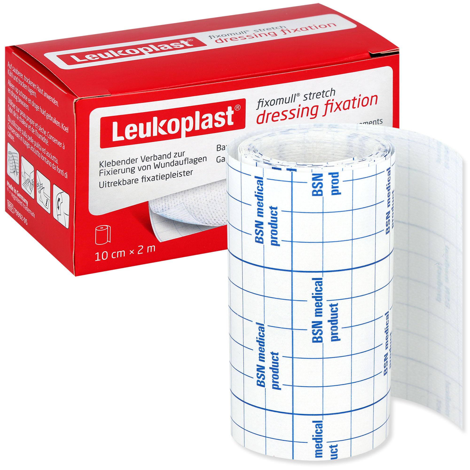 Leukoplast Fixomull stretch 10 cm x 2 m - 1 St.