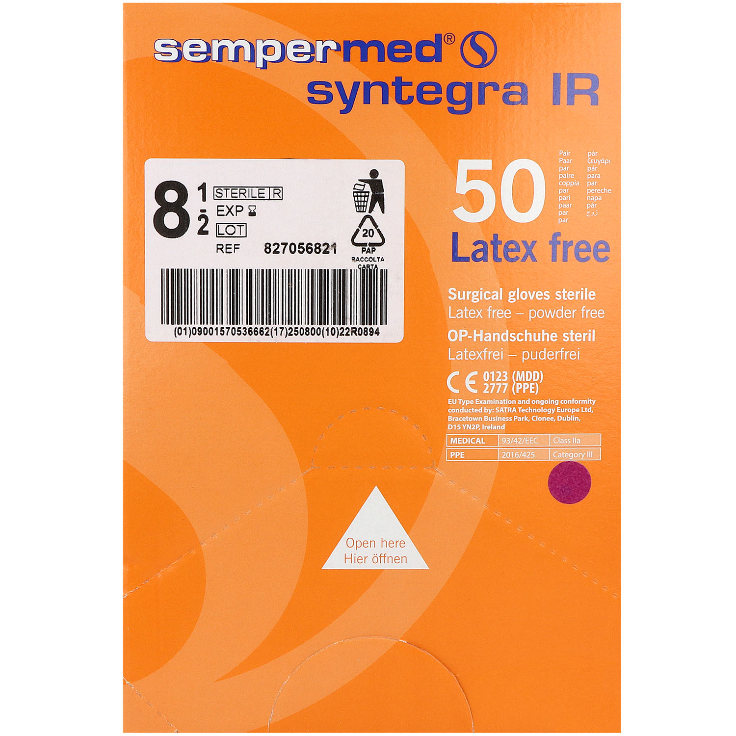 Sempermed Syntegra IR OP-Handschuhe steril puderfrei