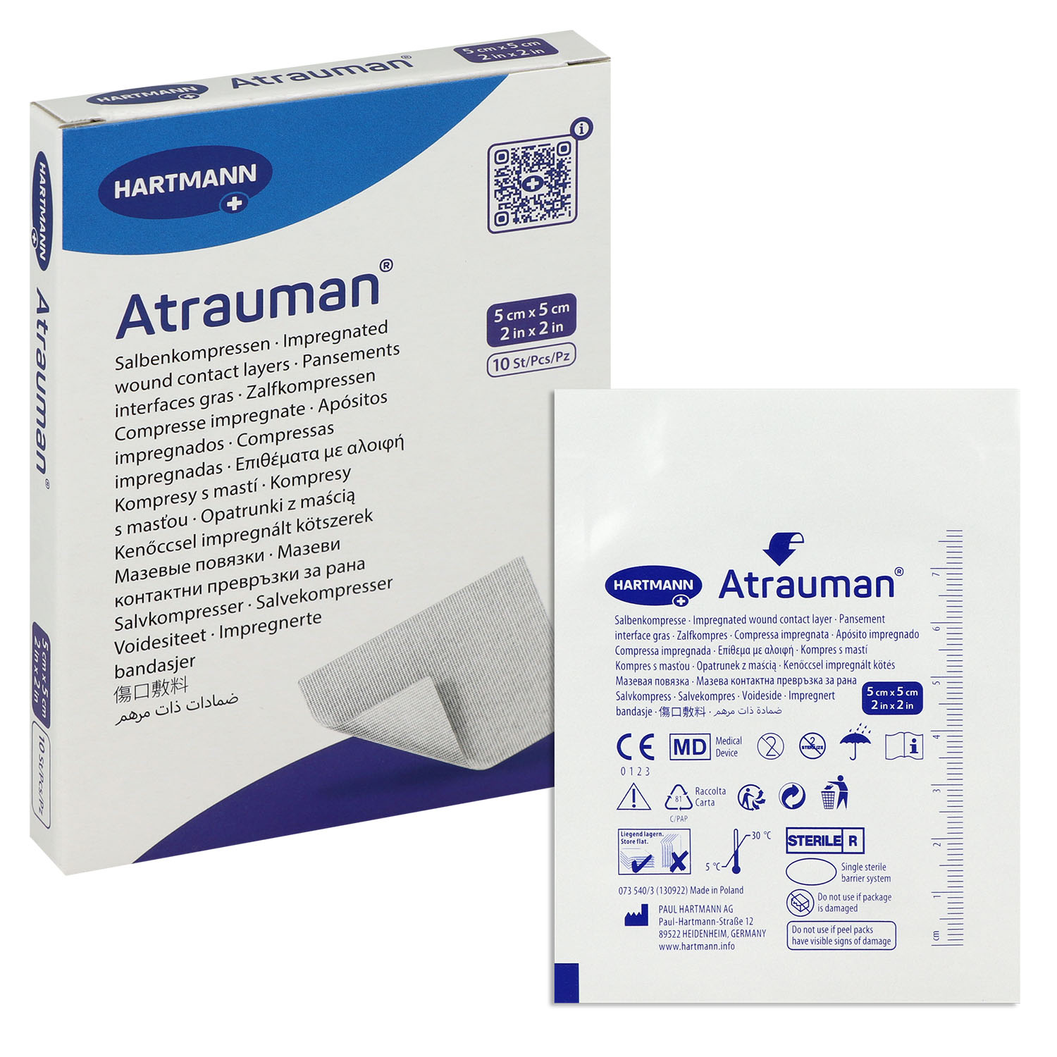 Atrauman Salbenvlies, sterile Kompressen