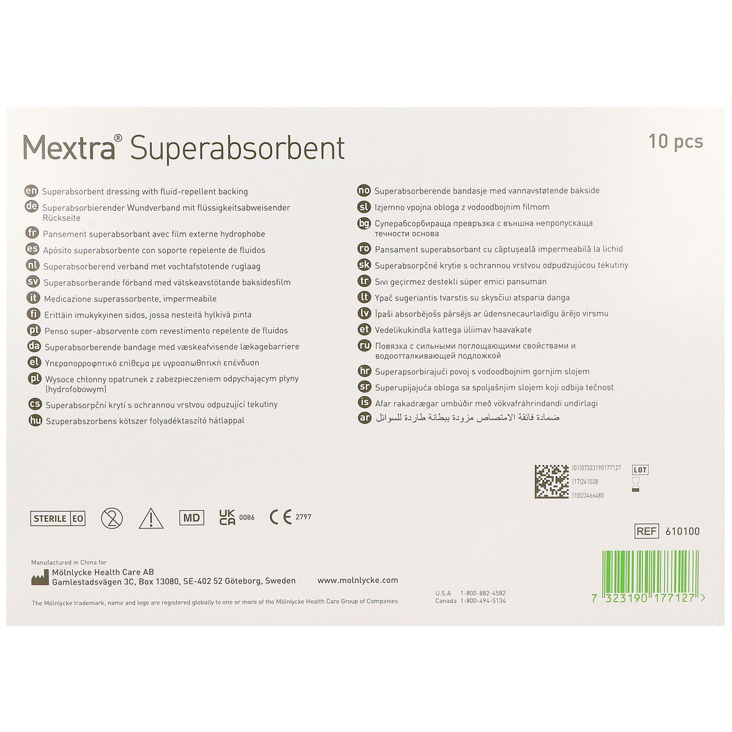 MEXTRA Superabsorbent Verband