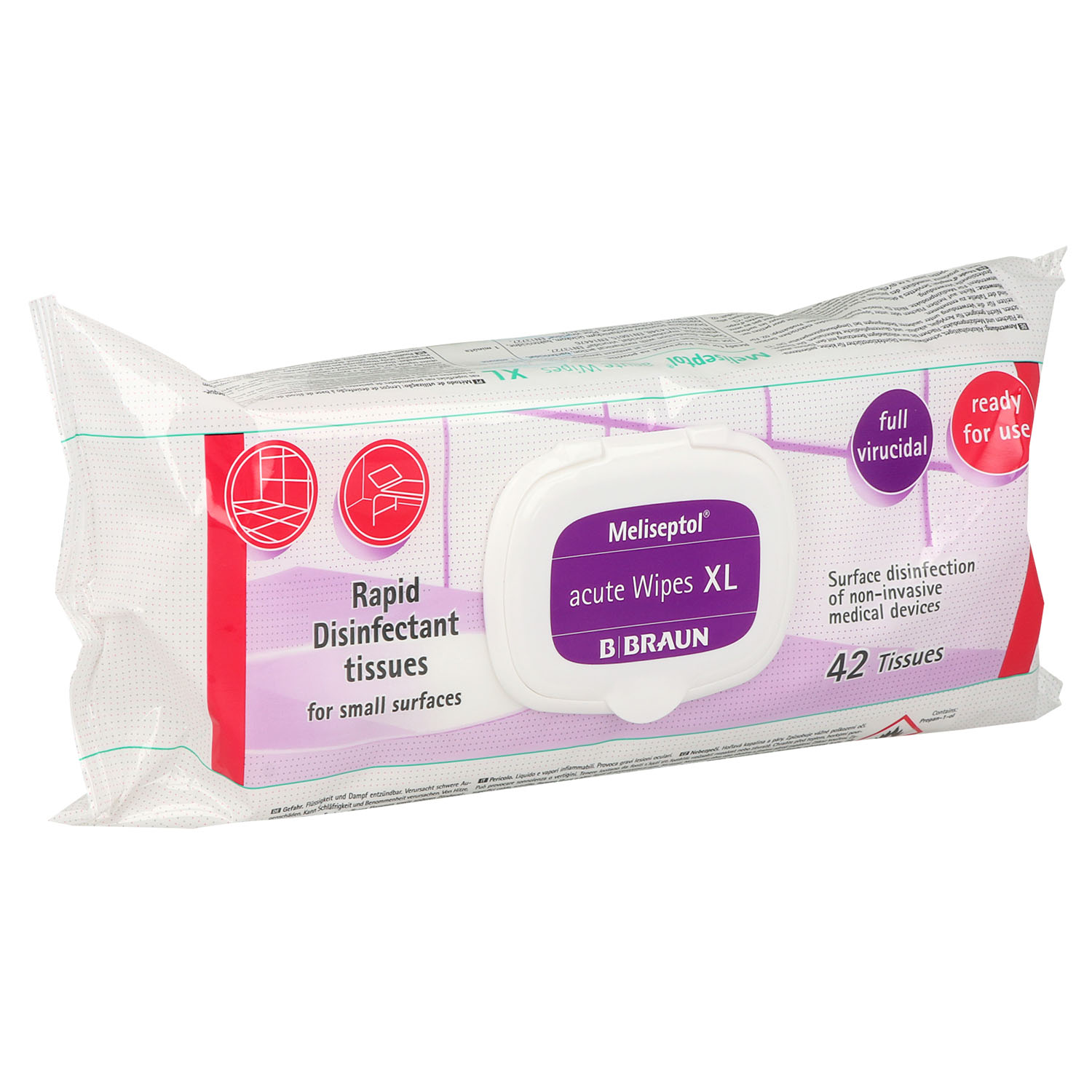 Meliseptol acute Wipes XL - Flächendesinfektionstücher