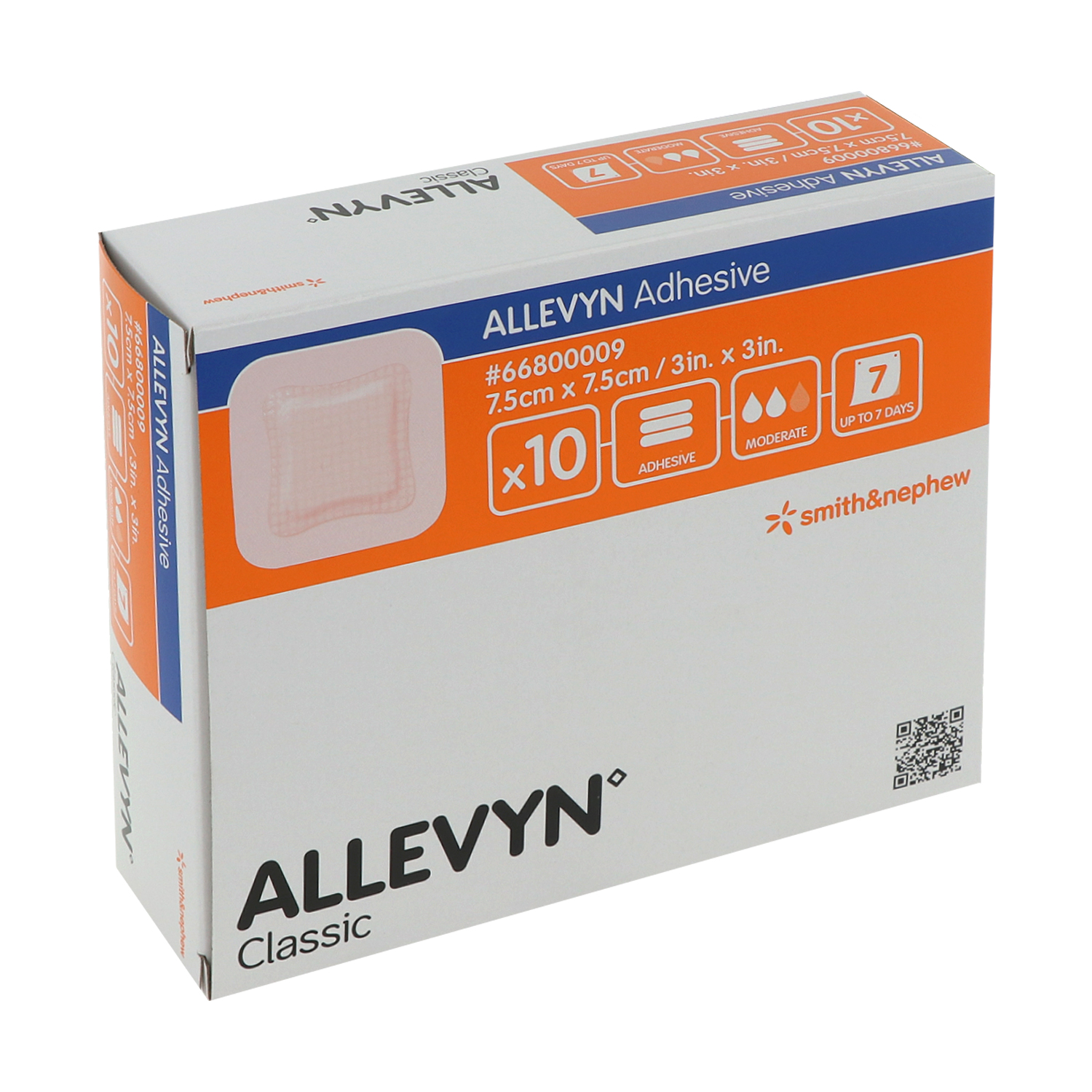 ALLEVYN Adhesive 7,5 x 7,5 cm Schaumverband (10 St.)
