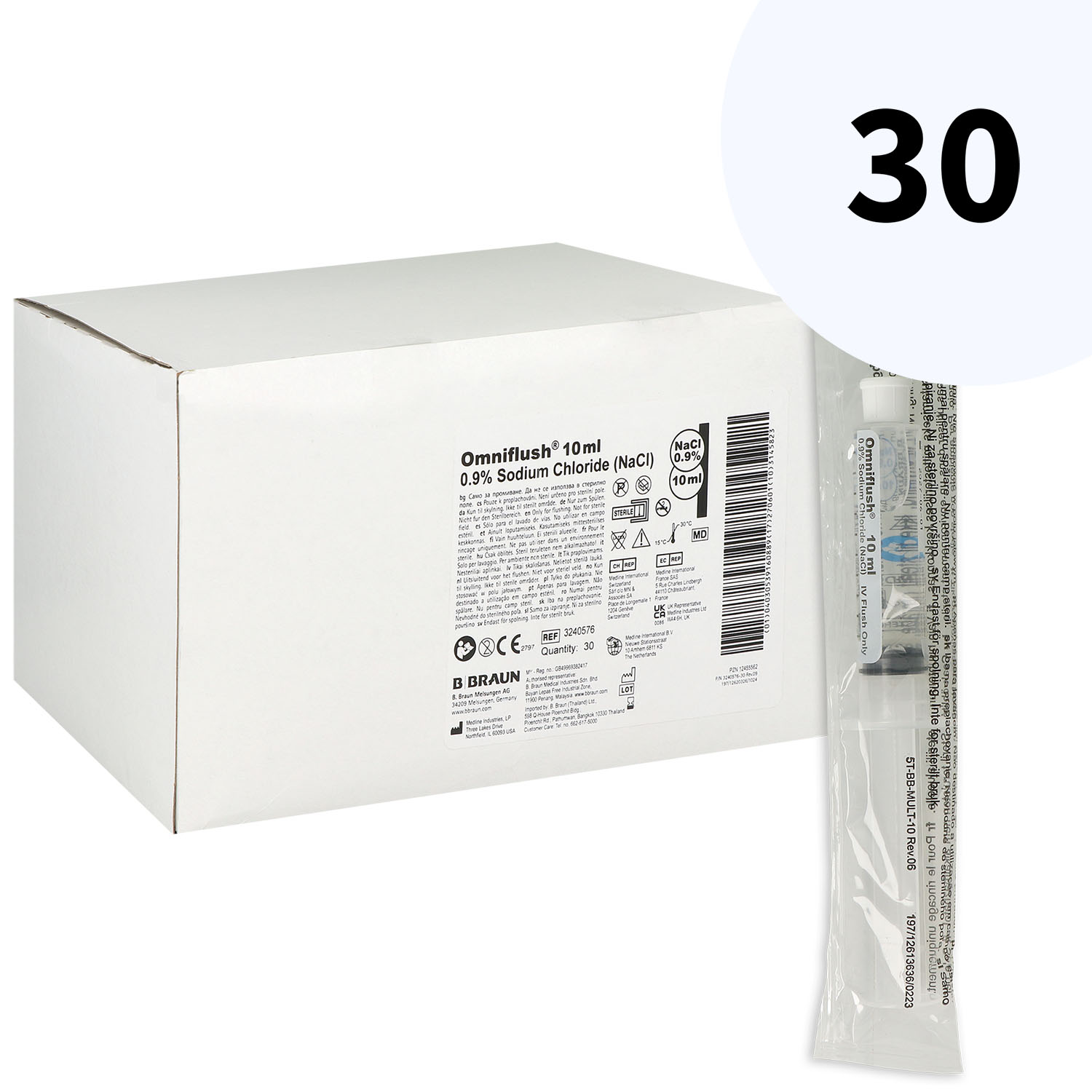 Omniflush vorgefüllte NaCl 0,9%-Spülspritze
