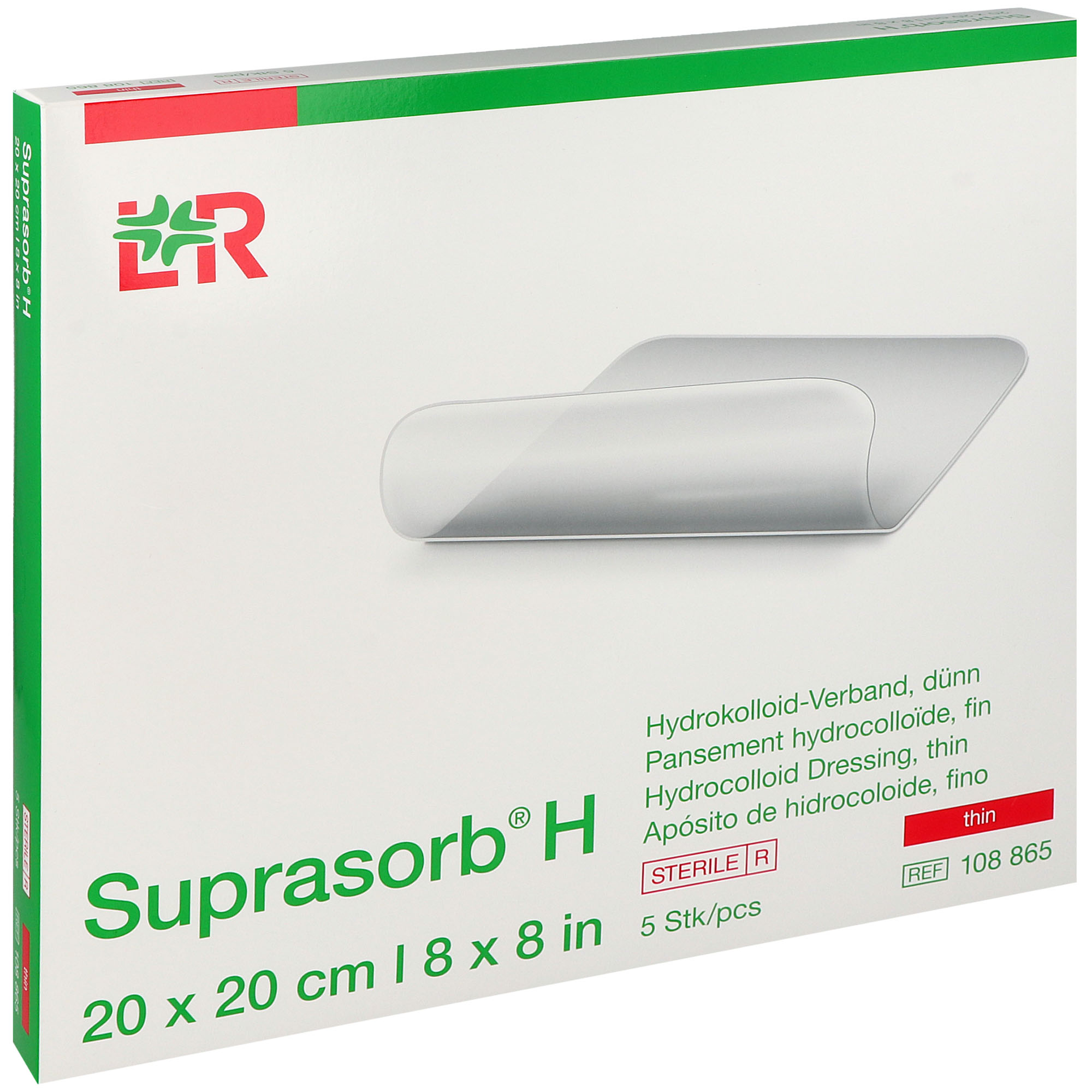 Suprasorb H Hydrokolloid-Verband 20 x 20 cm - 5 St.