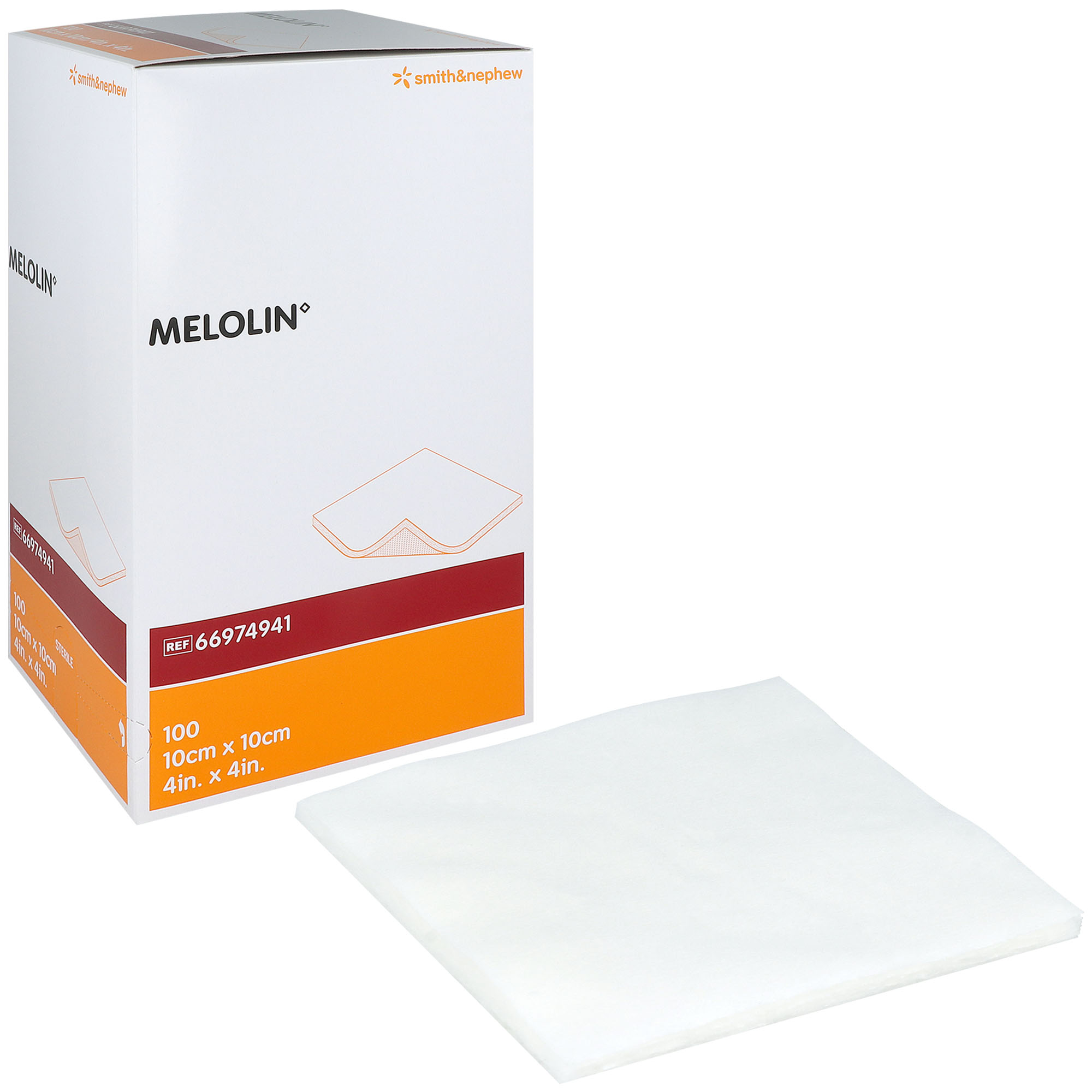 Melolin Wundauflagen steril einzeln eingesiegelt 10 x 10 cm - 100 St.