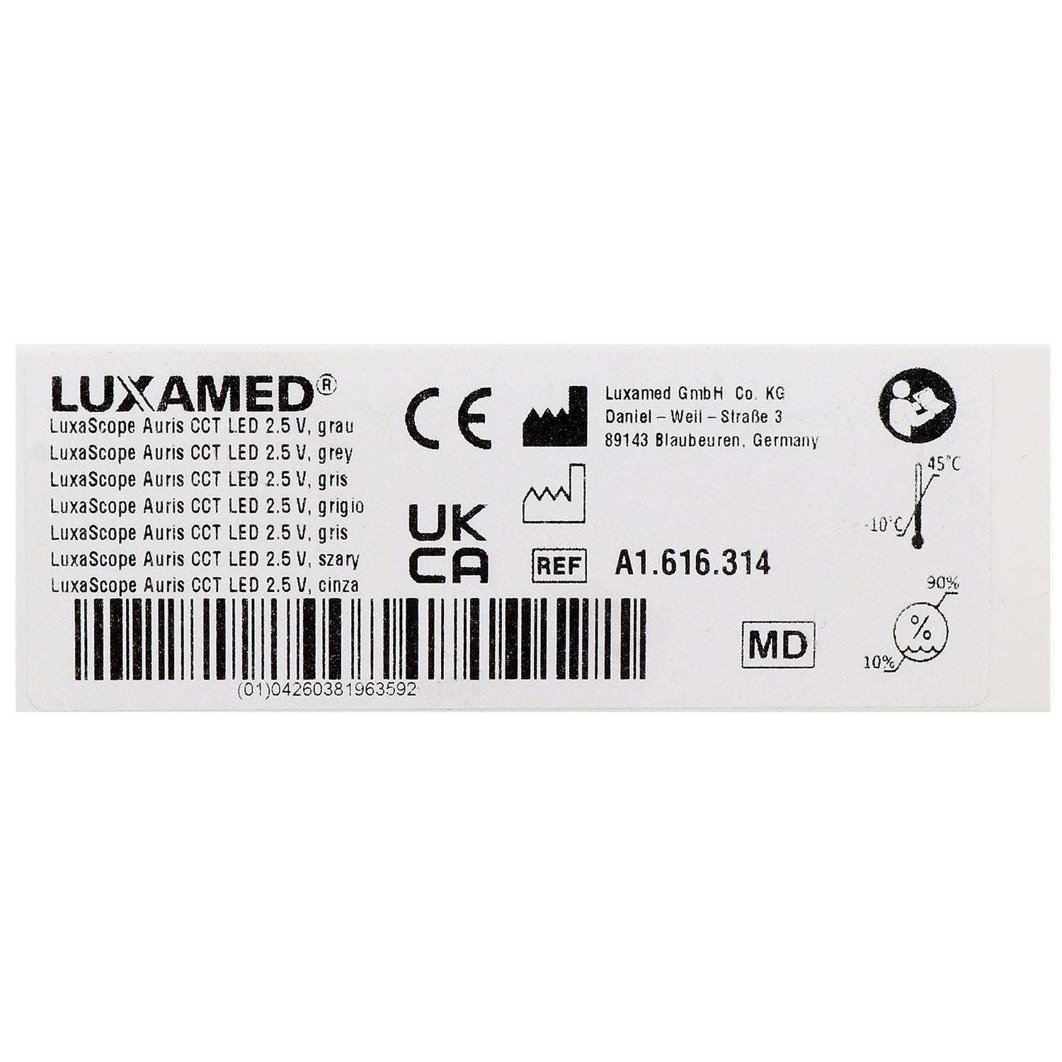 LuxaScope Auris CCT LED Otoskop 2.5 V