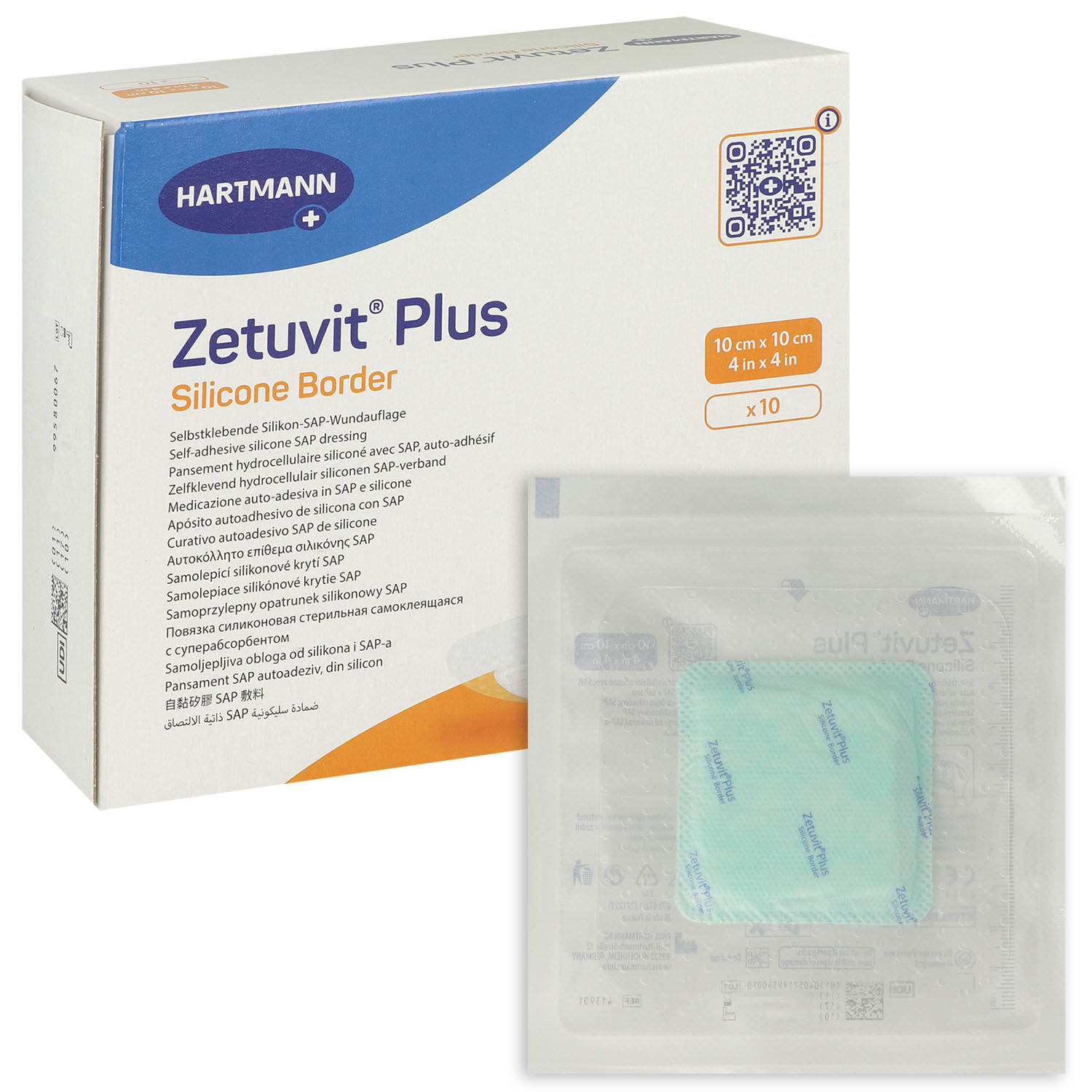 Zetuvit Plus Silicone Border steril