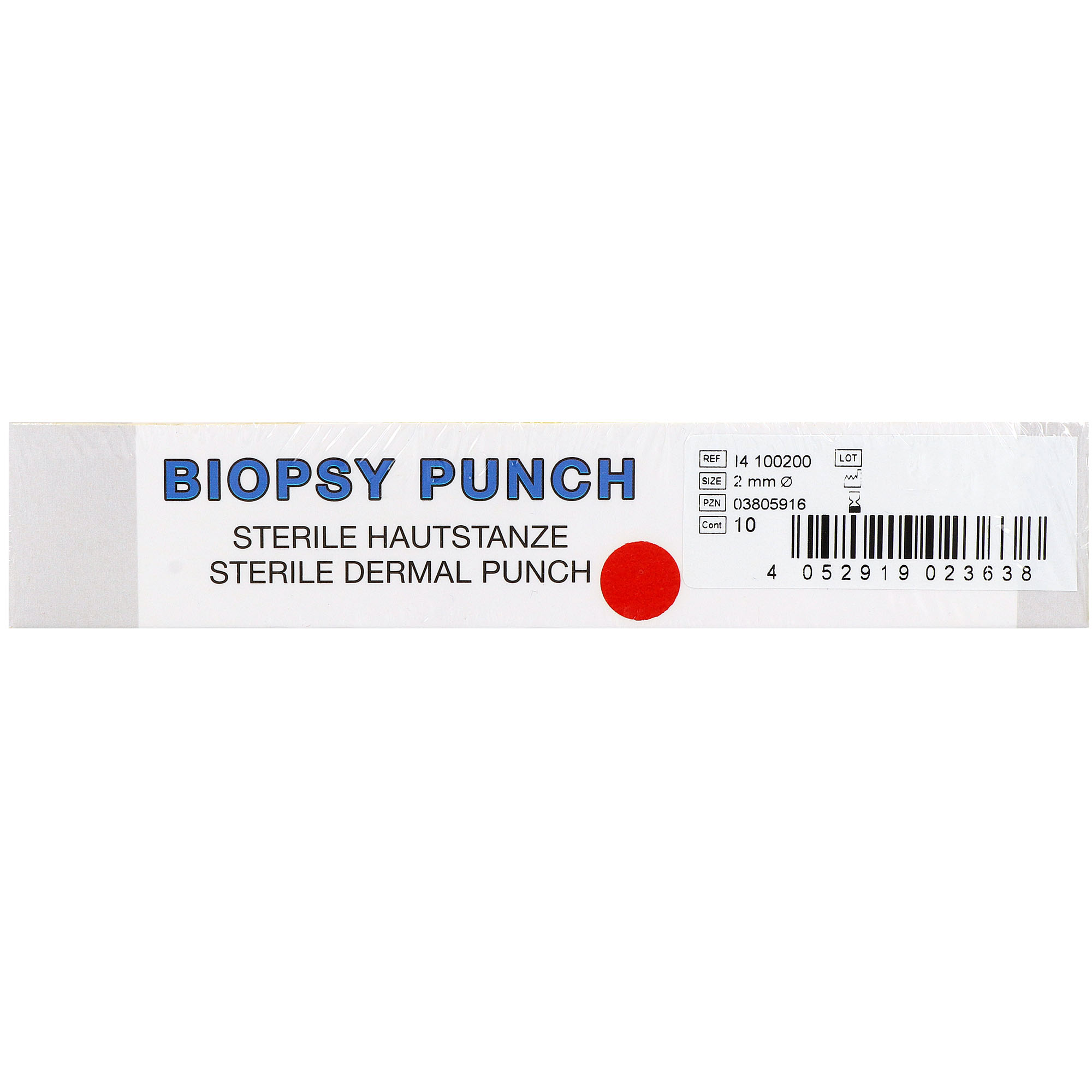 Biopsy Punch Hautstanze Mediware steril