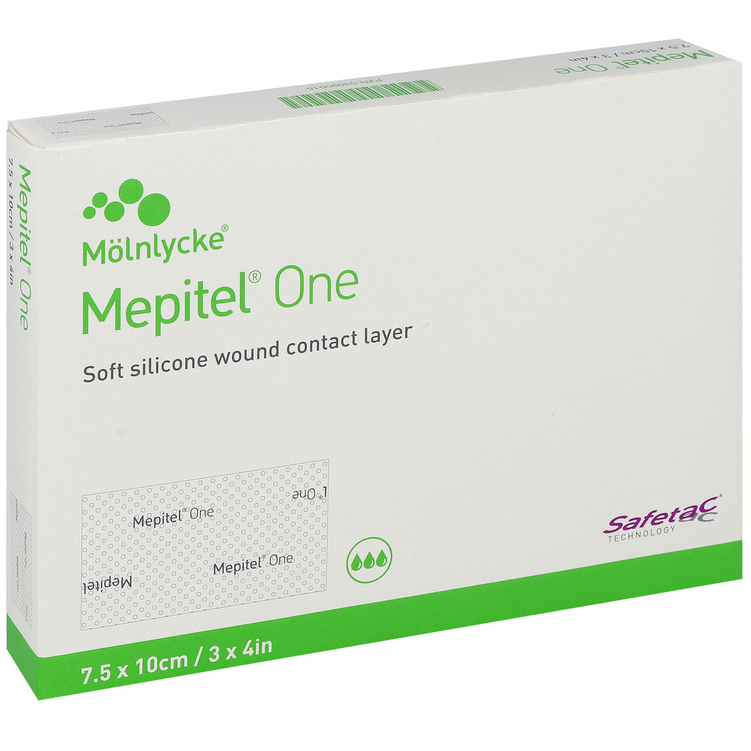 Mepitel One Silikon Netzverband 7.5 x 10 cm - 10 St
