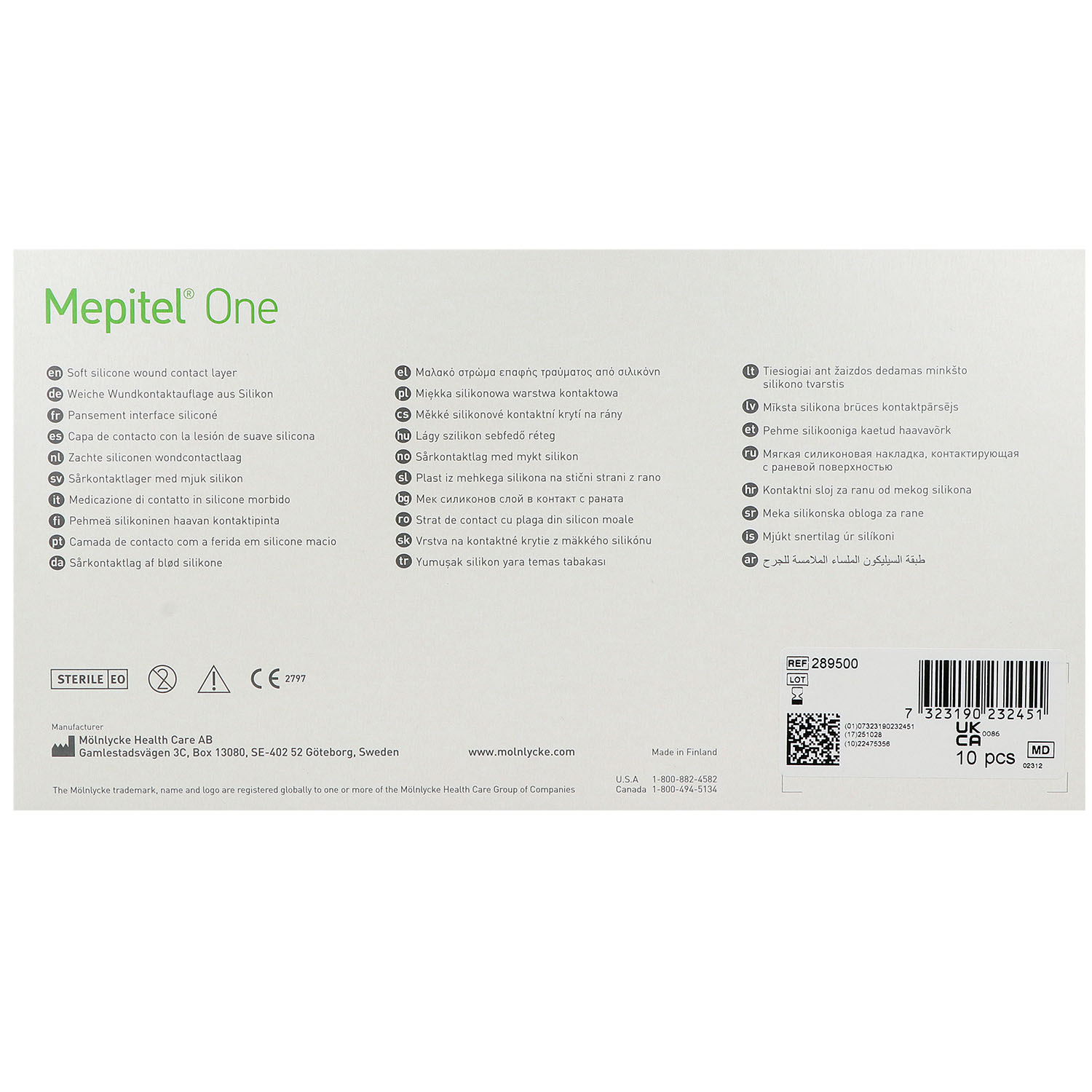 Mepitel One Silikon Netzverband
