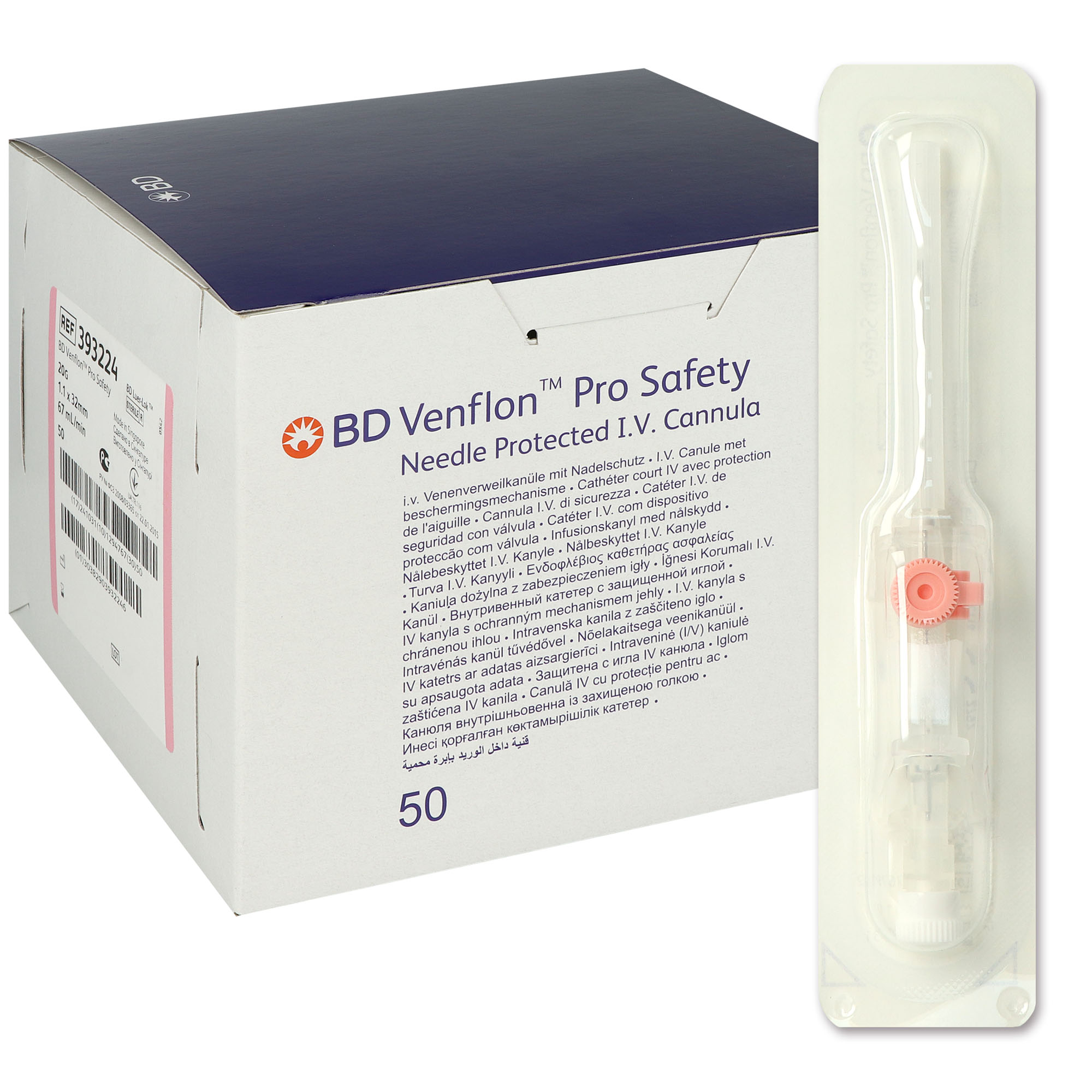 BD Venflon Pro Safety Sicherheitsvenenverweilkatheter