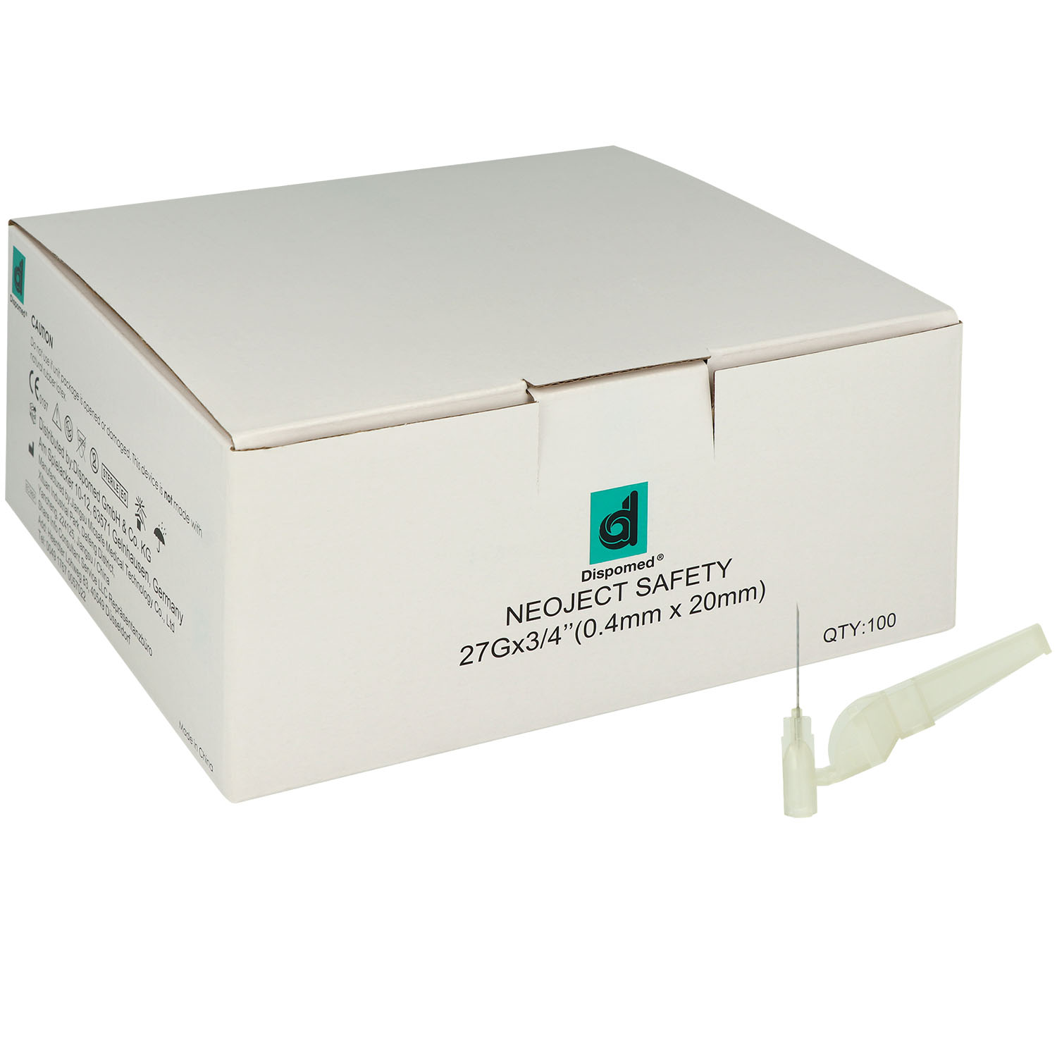 Neoject Safety Kanülen 27G x 3/4 - 0.40 x 20 mm