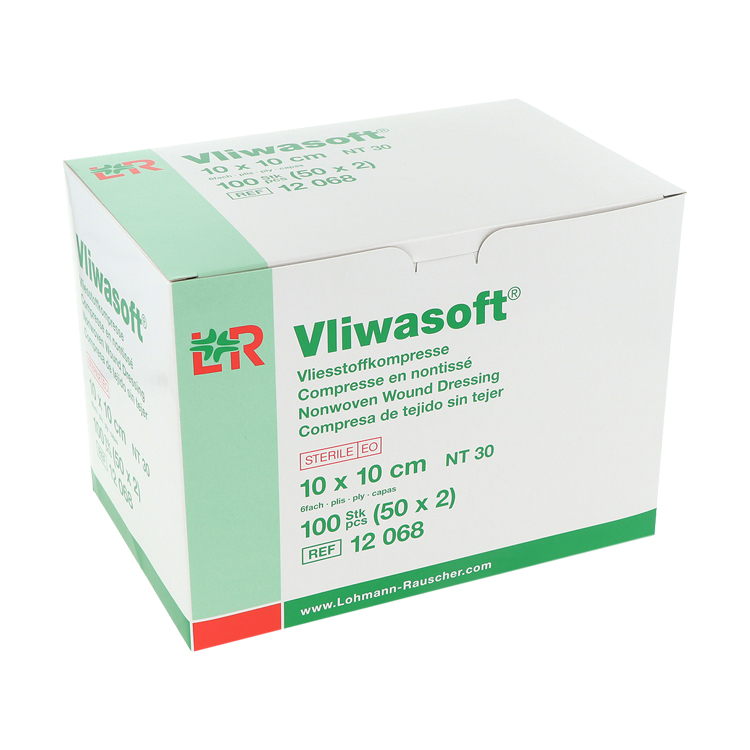Vliwasoft Vliesstoffkompressen steril