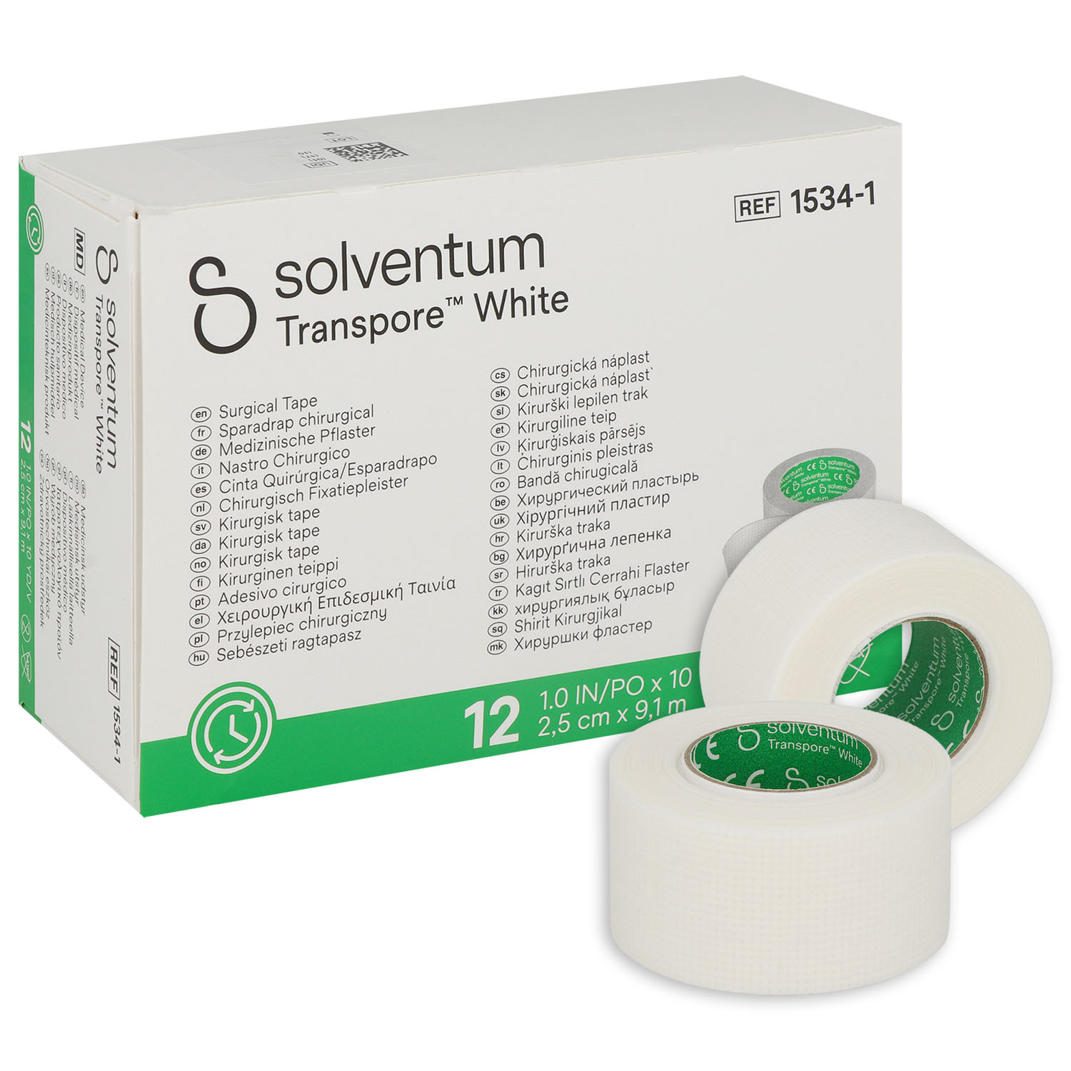 Transpore White medizinisches Rollenpflaster