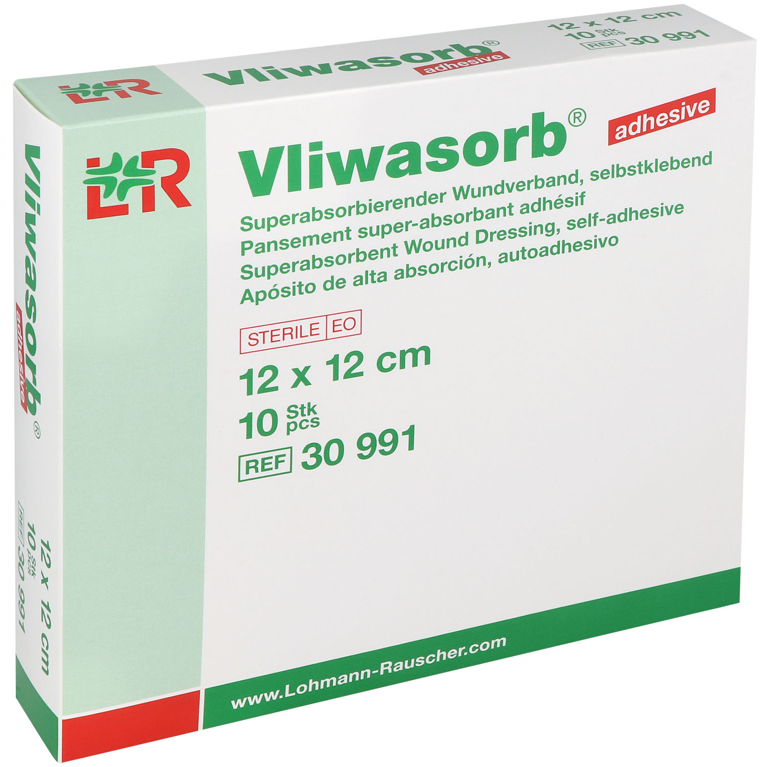 Vliwasorb adhesive Superabsorber-Wundverband, selbstklebend, sterile Wundauflage