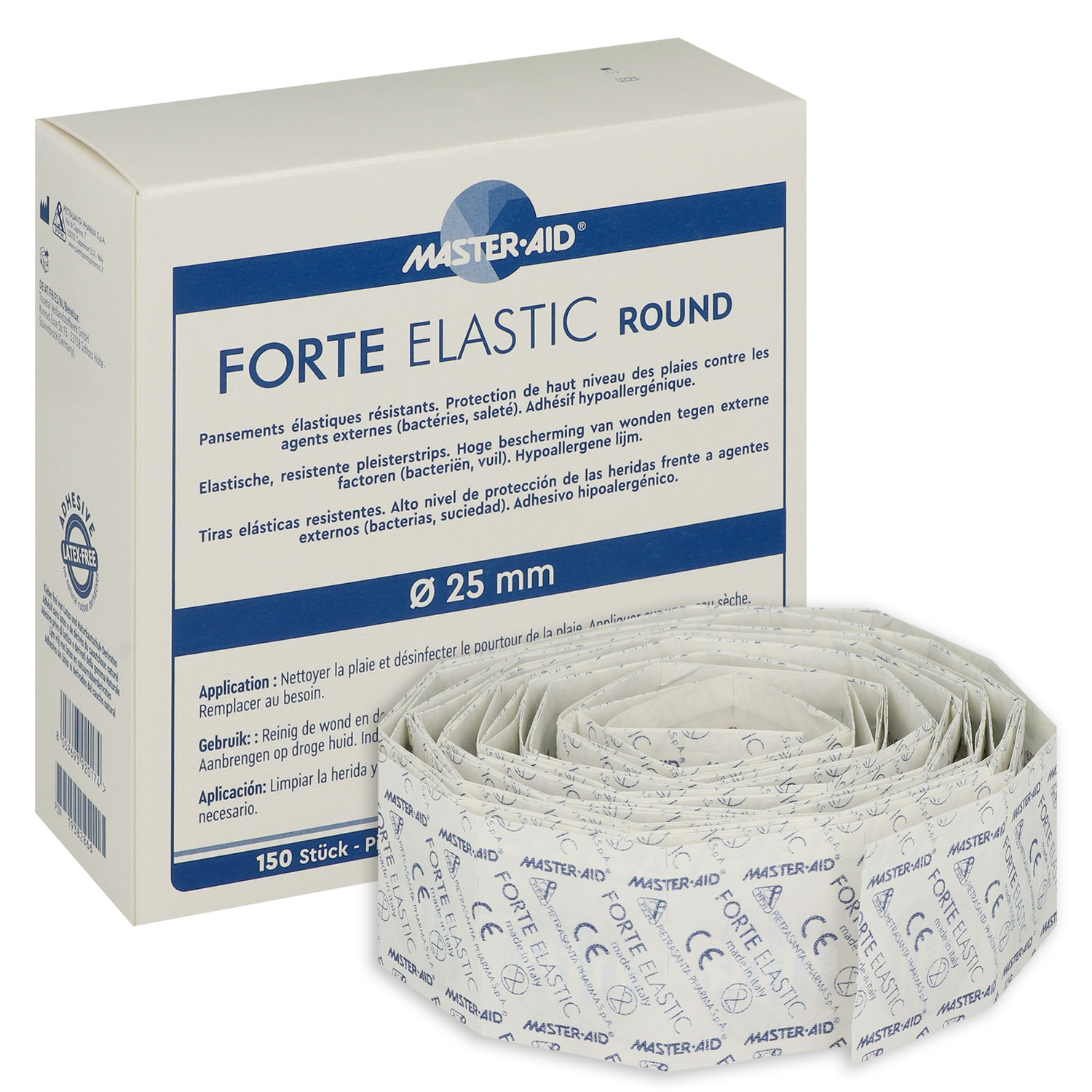 Forte Elastic round Pflasterstrips