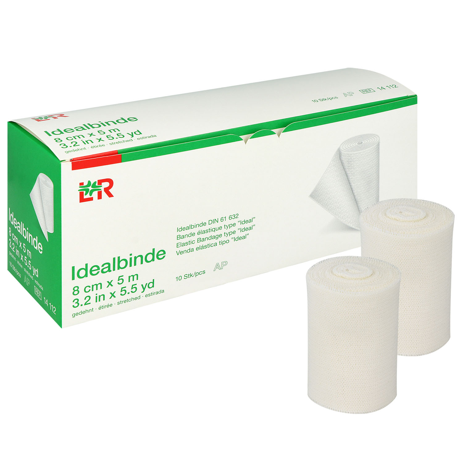Lohmann Idealbinde 8 cm x 5 m - 10 Stück
