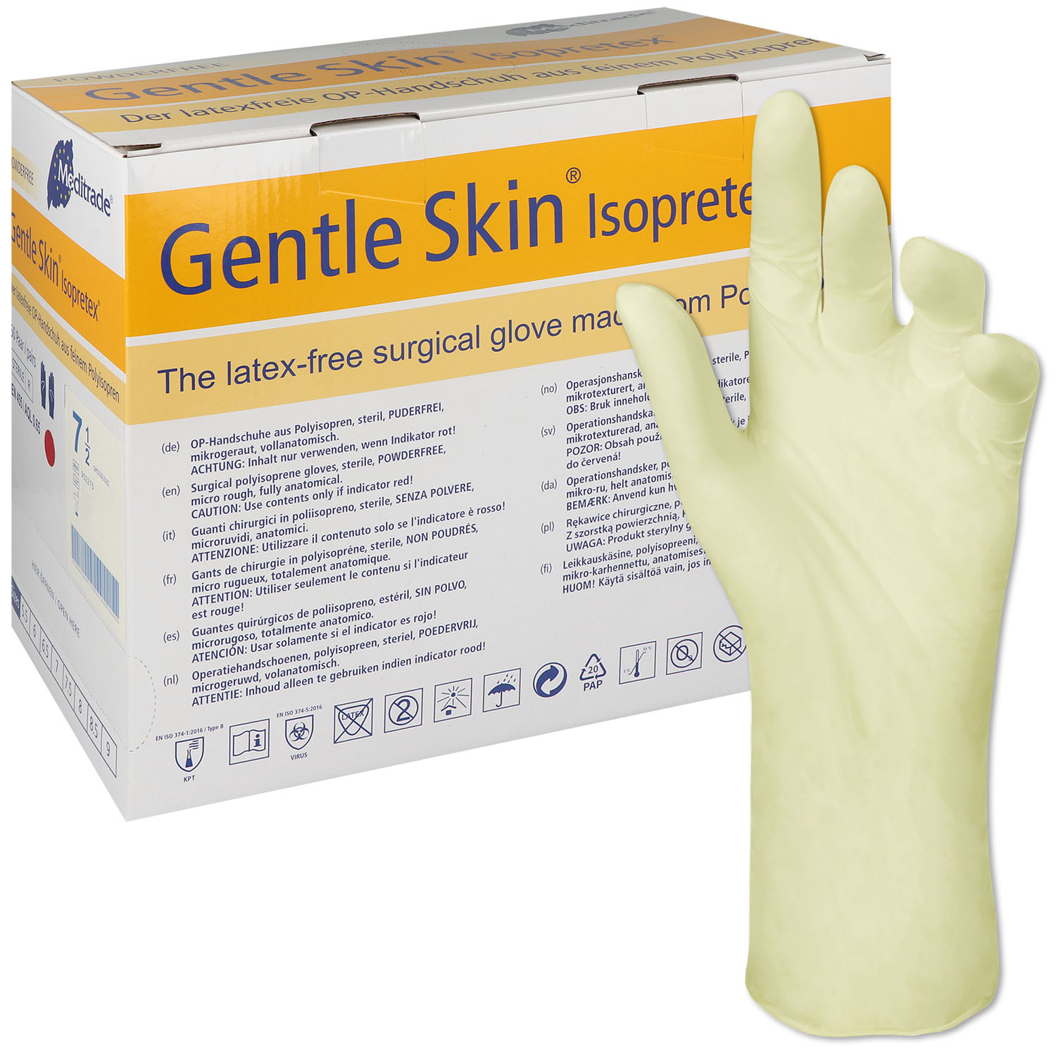 Gentle Skin Isopretex OP-Handschuhe Gr. 7.5 - 50 St.