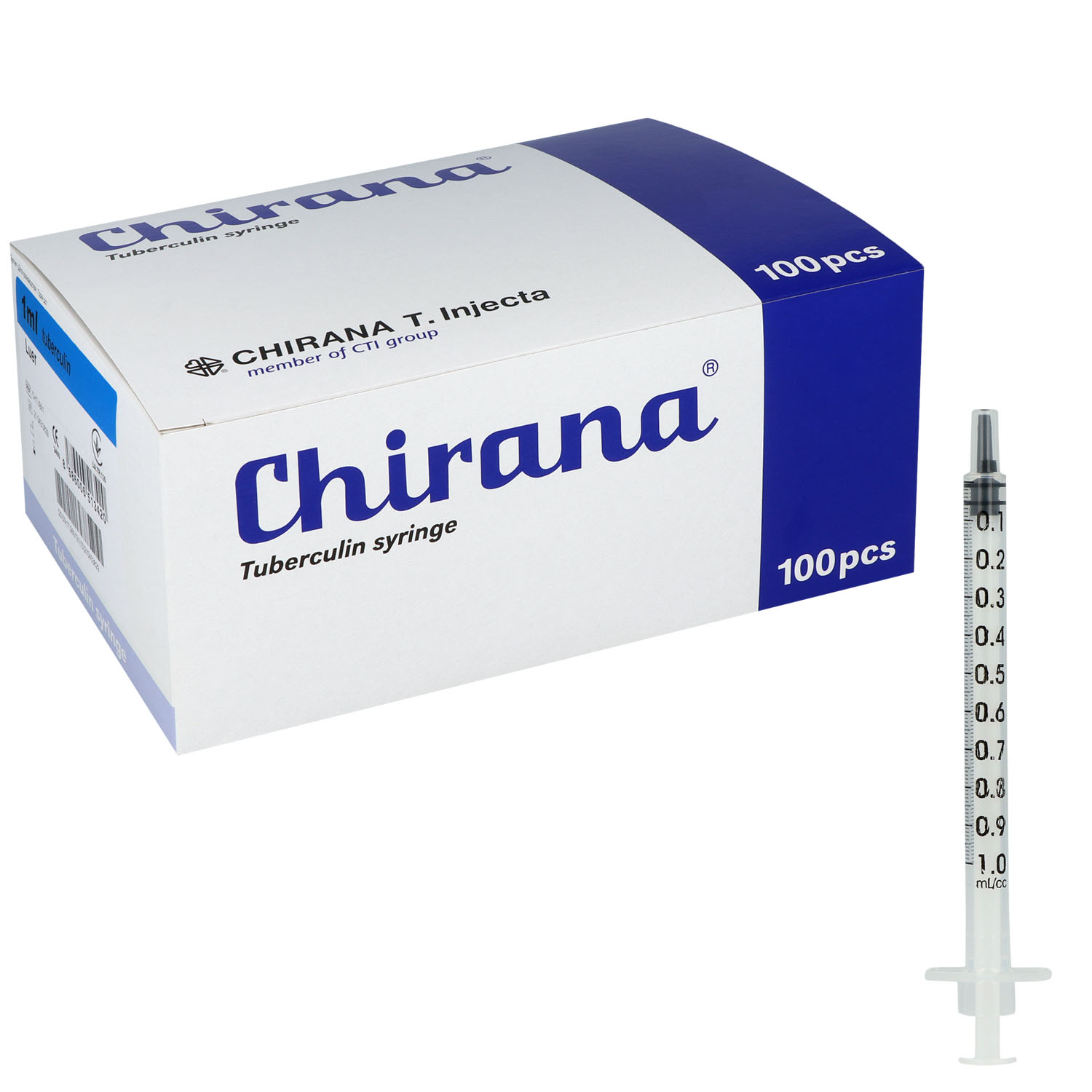 Dahlhausen Tuberkulinspritzen 1 ml , Luer-Ansatz