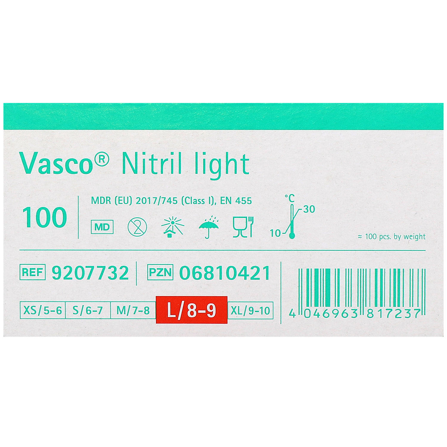 VASCO Nitril light Untersuchungshandschuhe