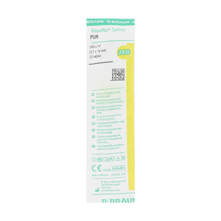 Vasofix Safety, Sicherheitsvenenverweilkanüle mit Zuspritzport