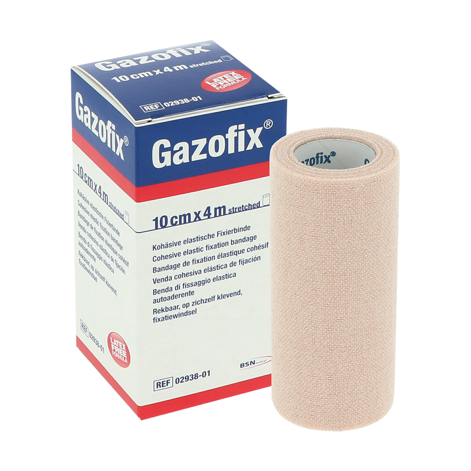 Gazofix 4 m x 10 cm Fixierbinde (1 Stück)