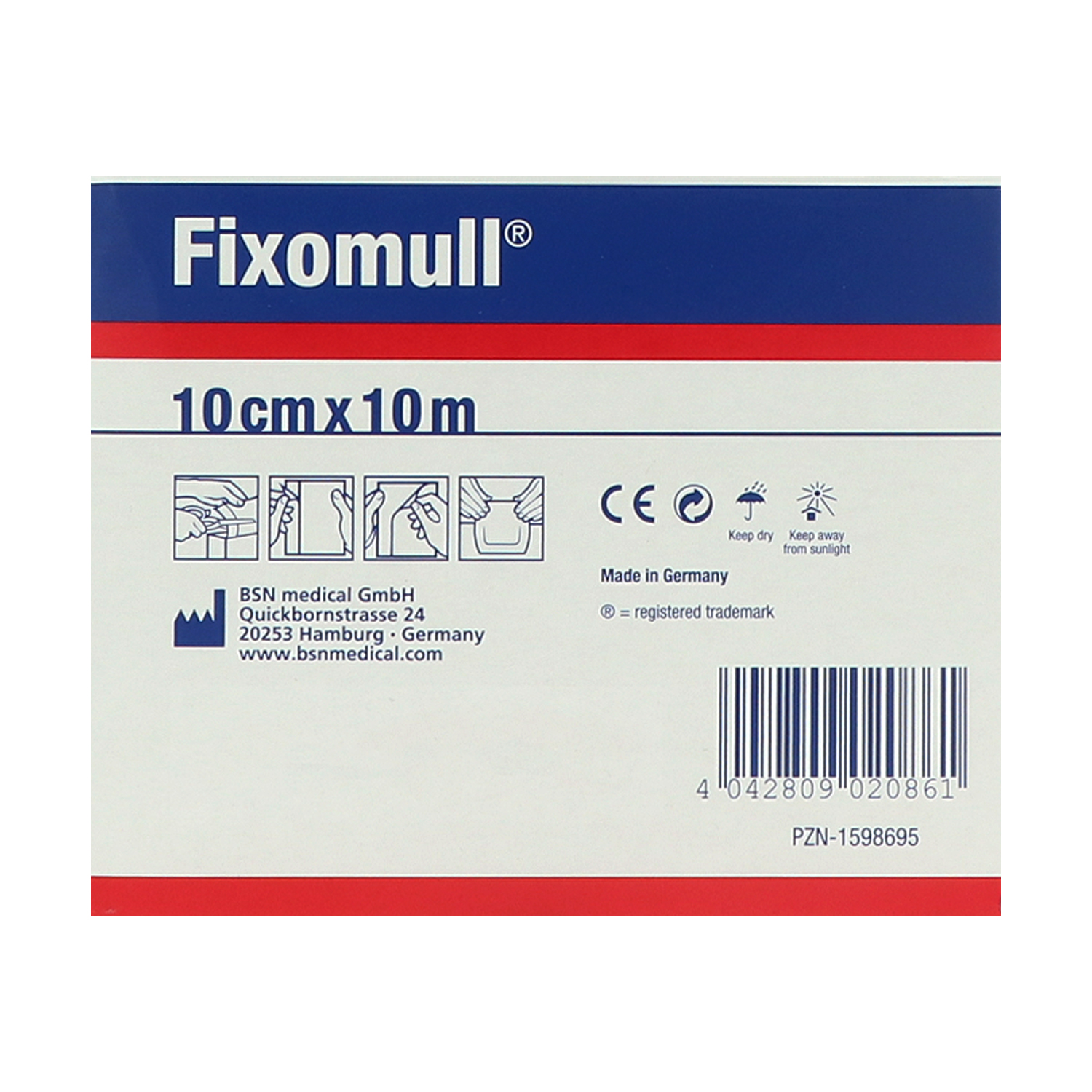 Fixomull Klebemull Verbandfixierung