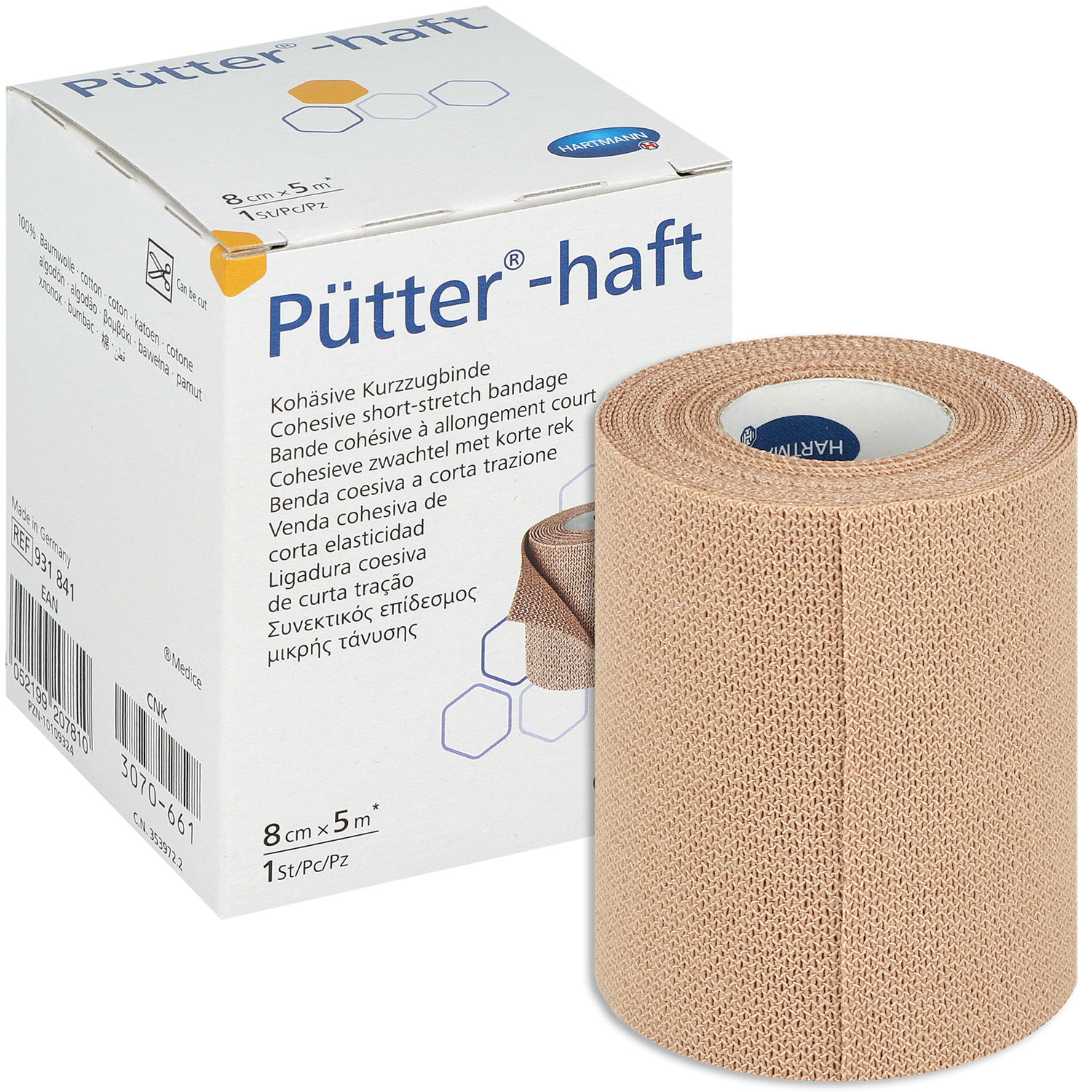 Pütter-haft Kohäsive Kurzzugbinde