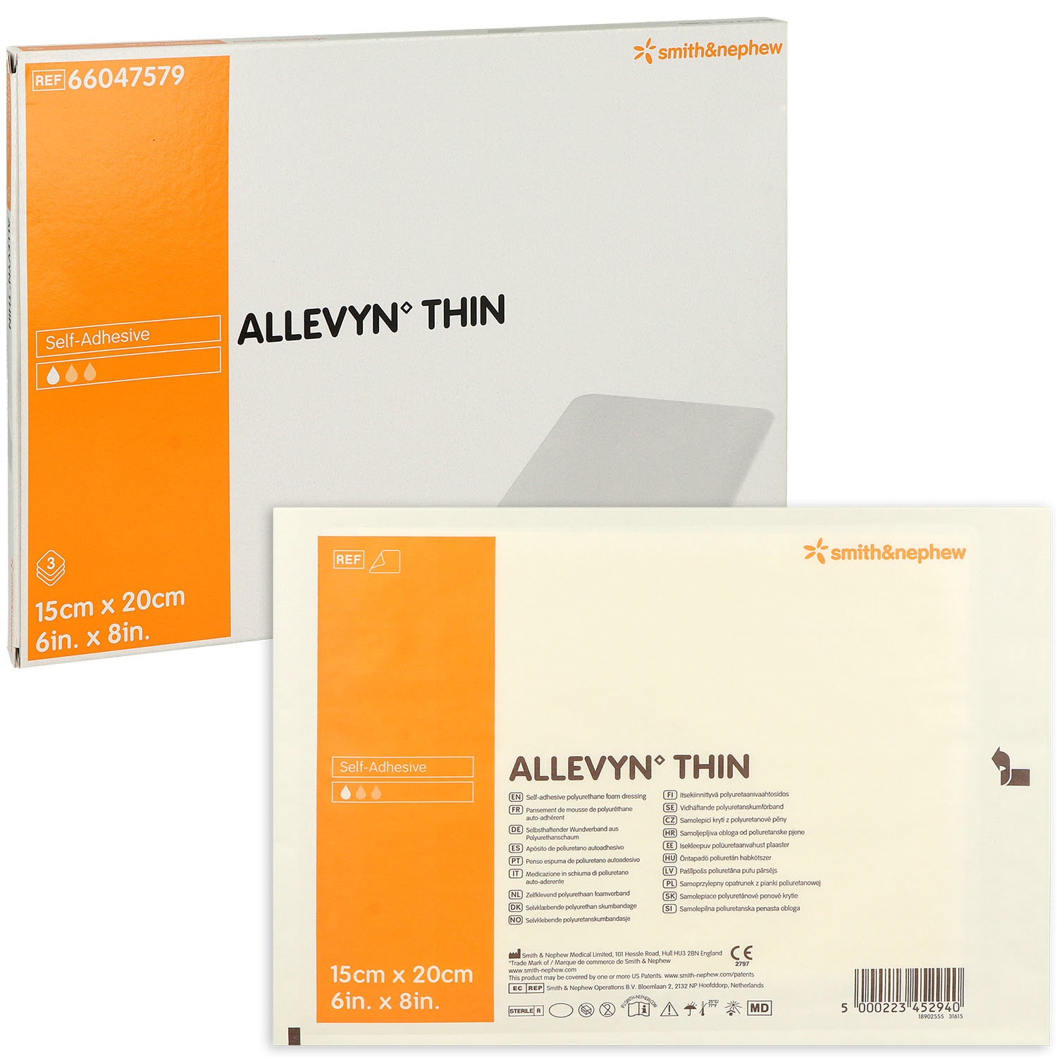 ALLEVYN Thin 15 x 20 cm - 3 St. Schaumverband