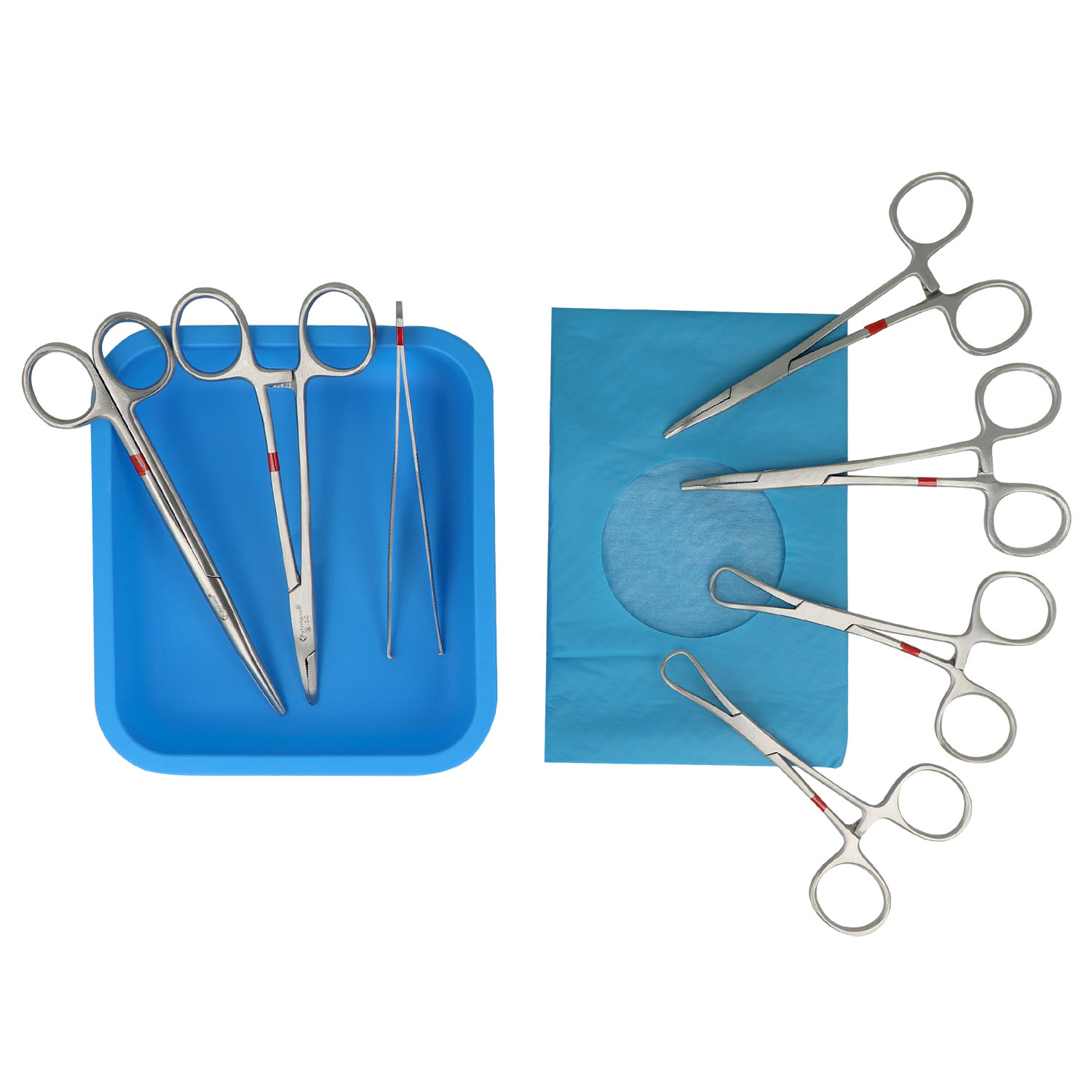 Vasektomie-Set mit sterilen Einmalinstrumenten
