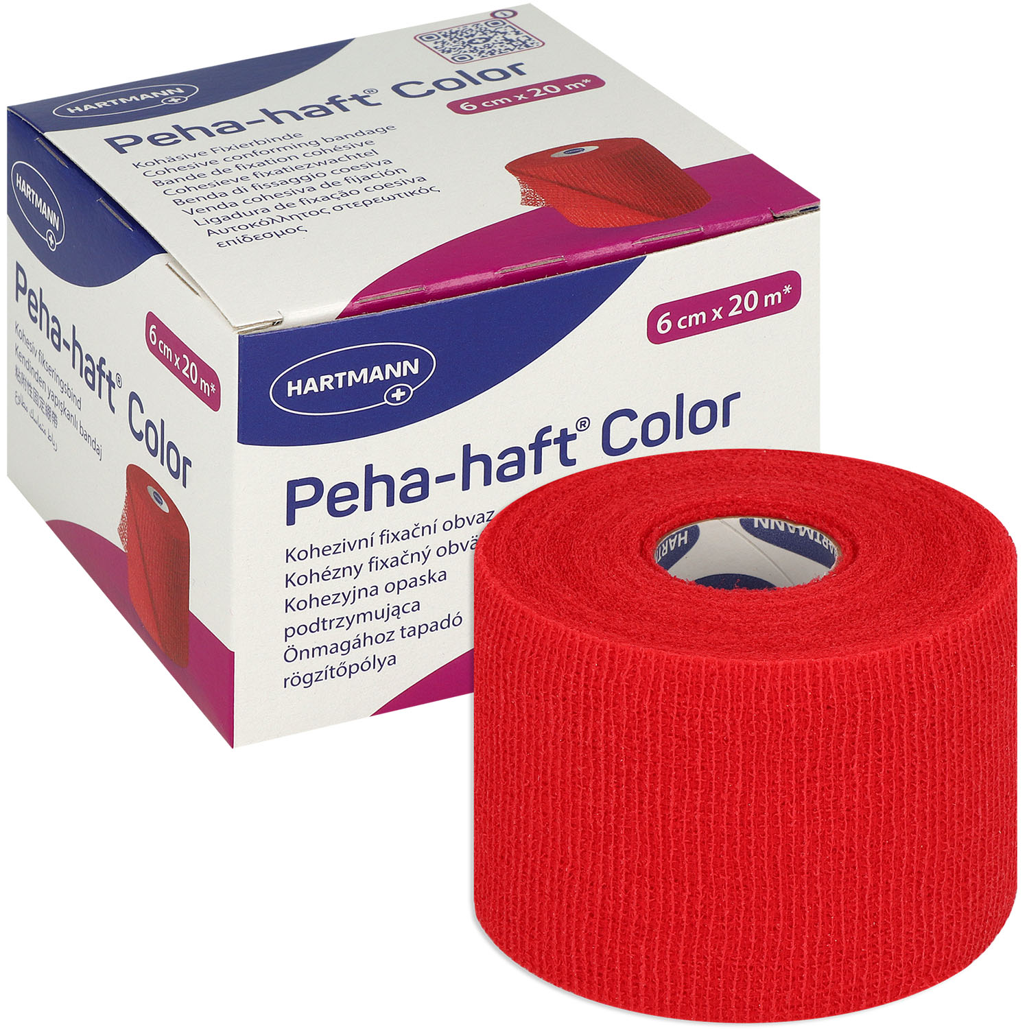Peha-haft Color rot 6 cm x 20 m - 1 St.