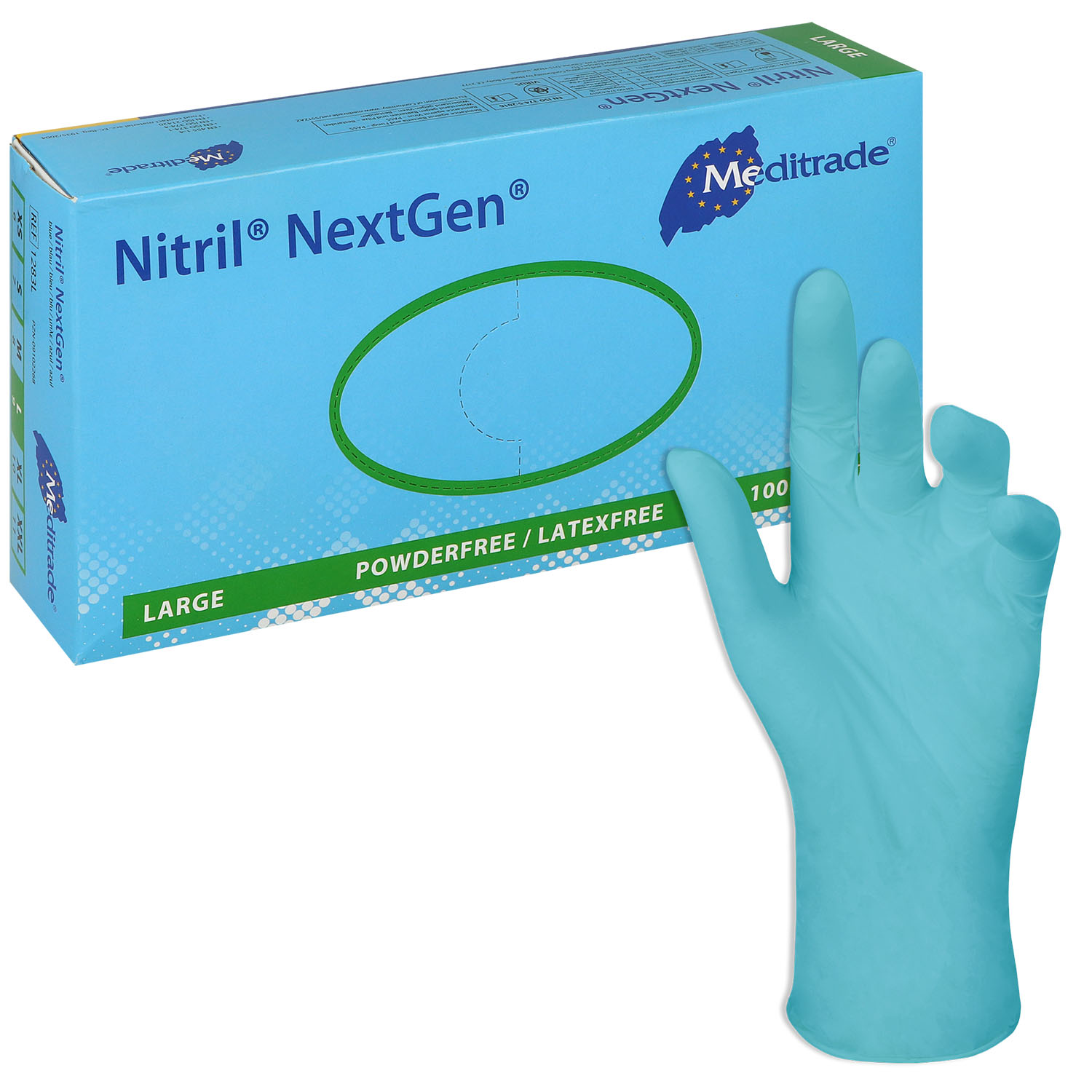 Nitril NextGen Nitrilhandschuhe puderfrei blau