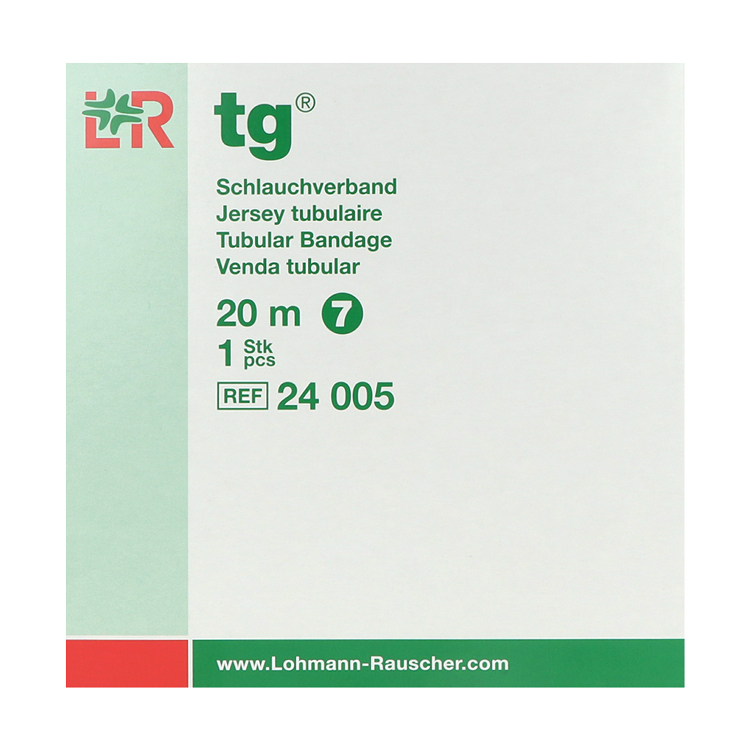 tg Schlauchverband Gr. 7 (7.0 cm x 20 m) für Arm (groß) - Bein - Kinderkopf - 1 Rolle