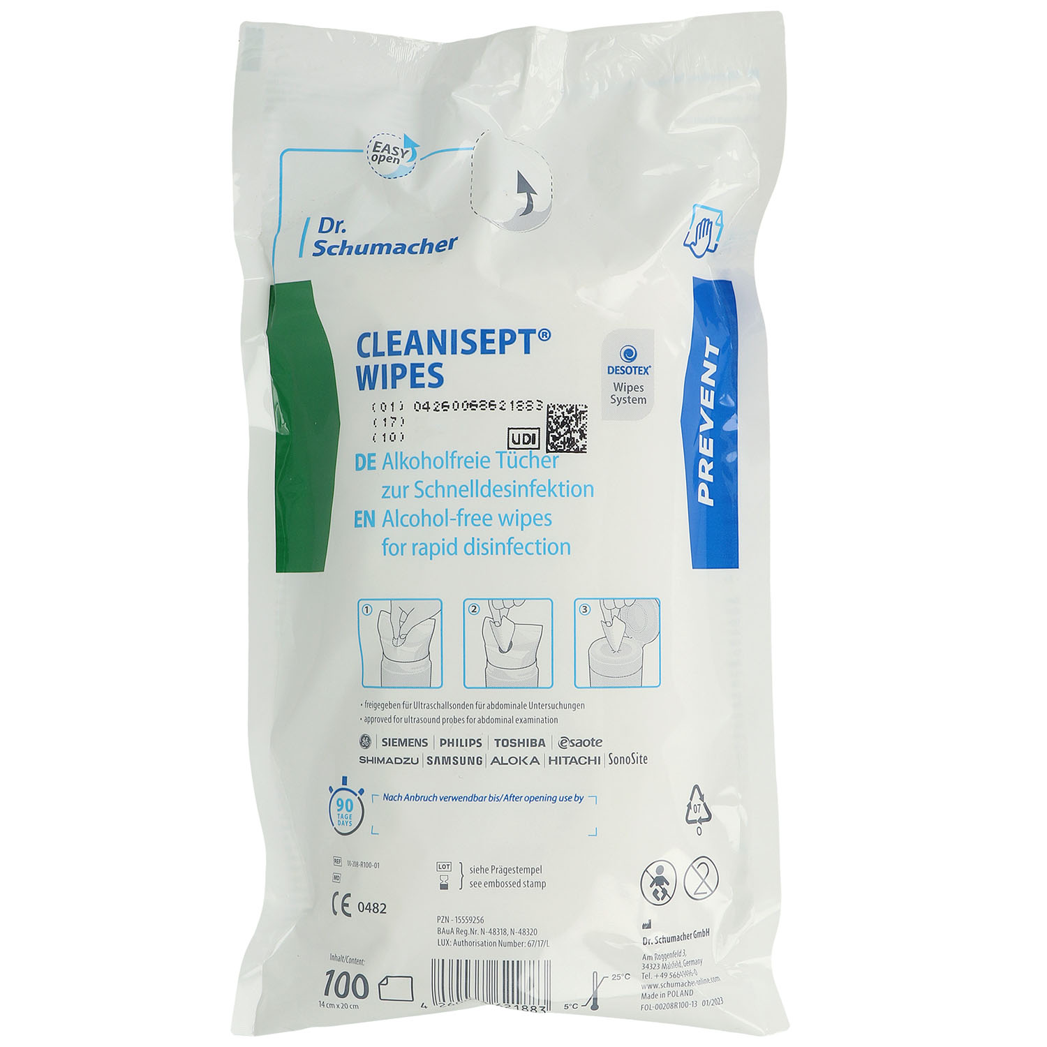 Cleanisept Wipes Desinfektionstücher