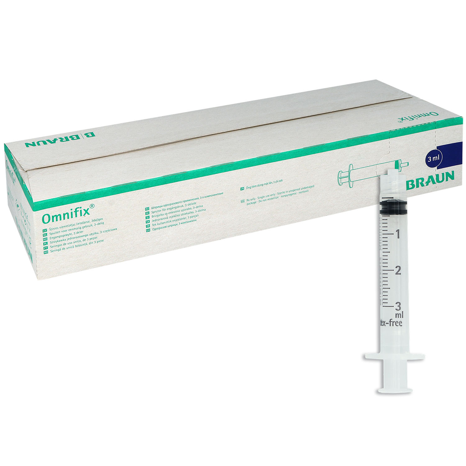 Omnifix Luer Lock Solo 3 ml - 100 Stück