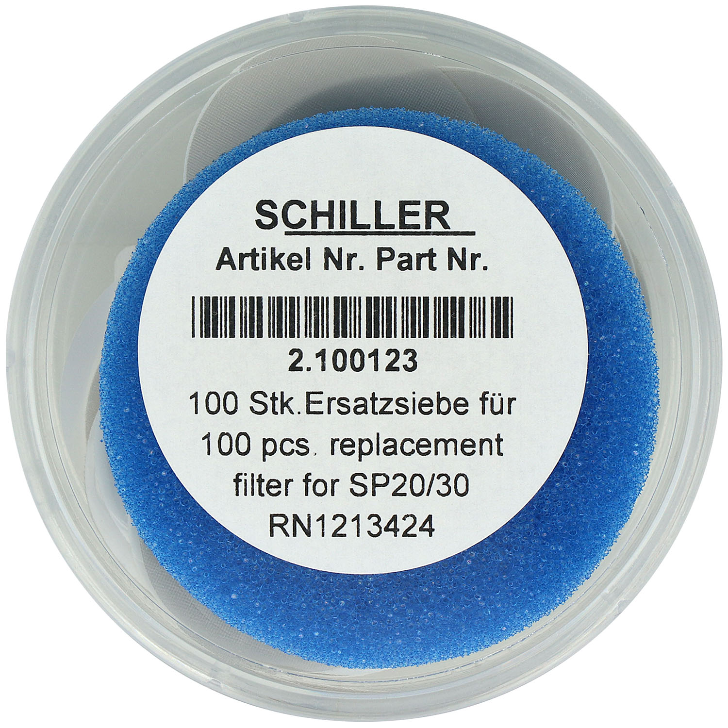 Schiller Ersatzsiebe 2.100123