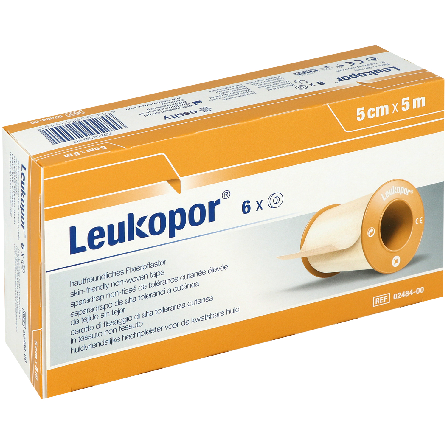 Leukopor - Fixierpflaster für empfindliche Haut, Rollenpflaster Leukopor - Fixierpflaster für empfindliche Haut, Rollenpflaster