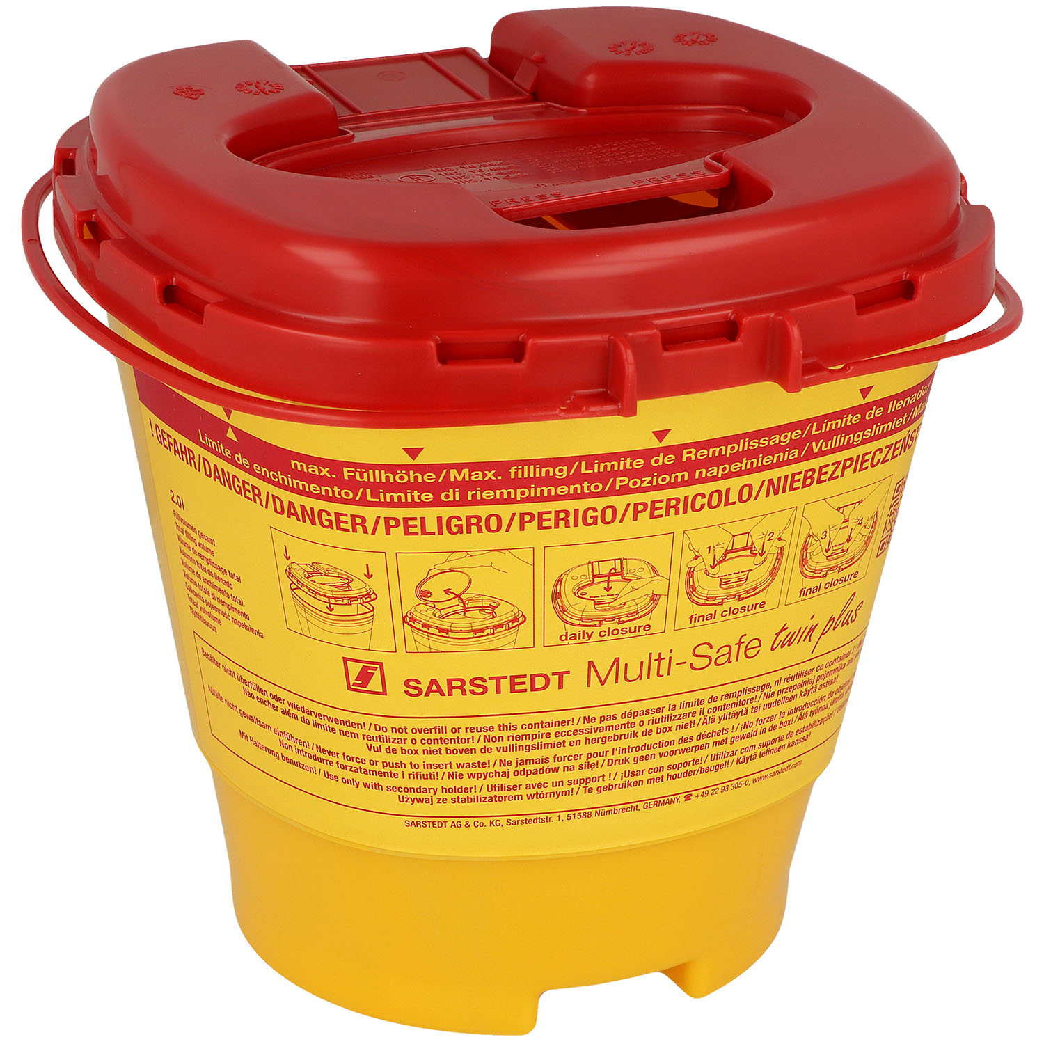 Multi-Safe Twin Plus Entsorgungsbehälter 2000 (2.0 l) - Standard