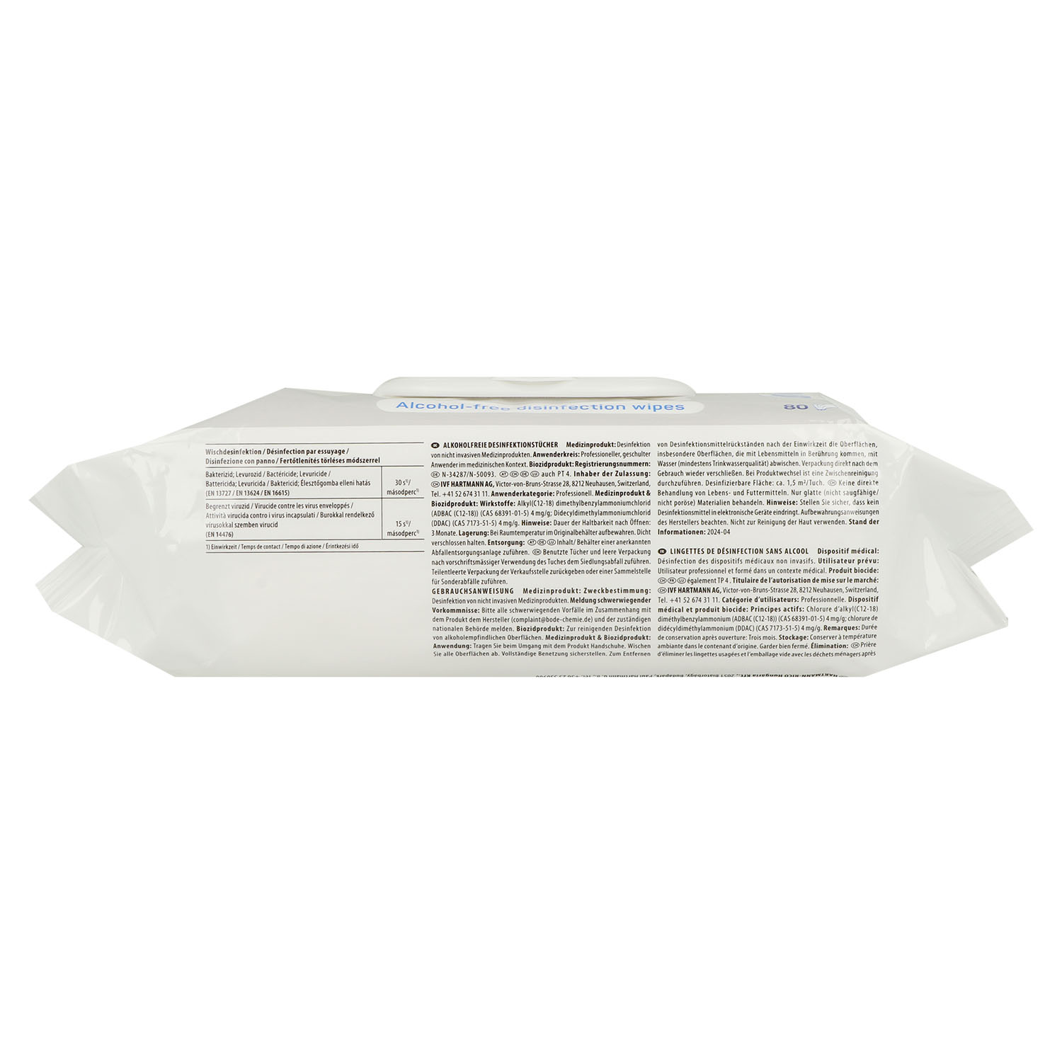 Mikrobac Tissues Flächendesinfektion Flow-Pack